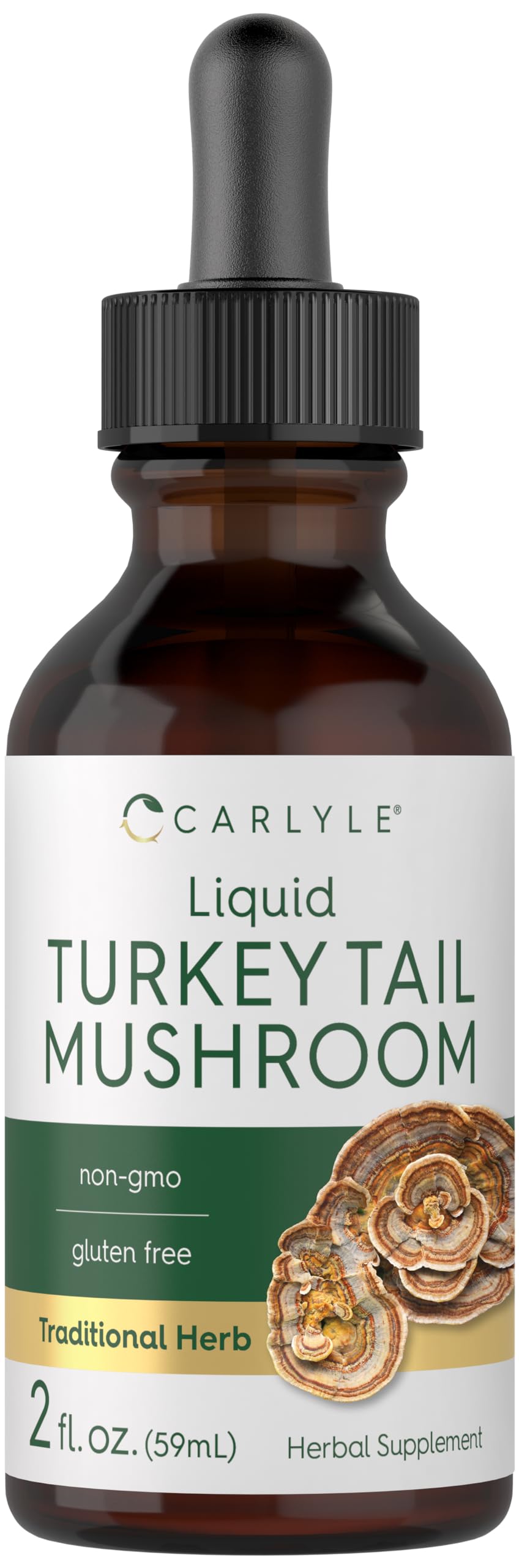 Foto 1 | Suplemento De Extracto Líquido De Hongos De Cola De Pavo Carlyle, 60 Ml - Venta Internacional.
