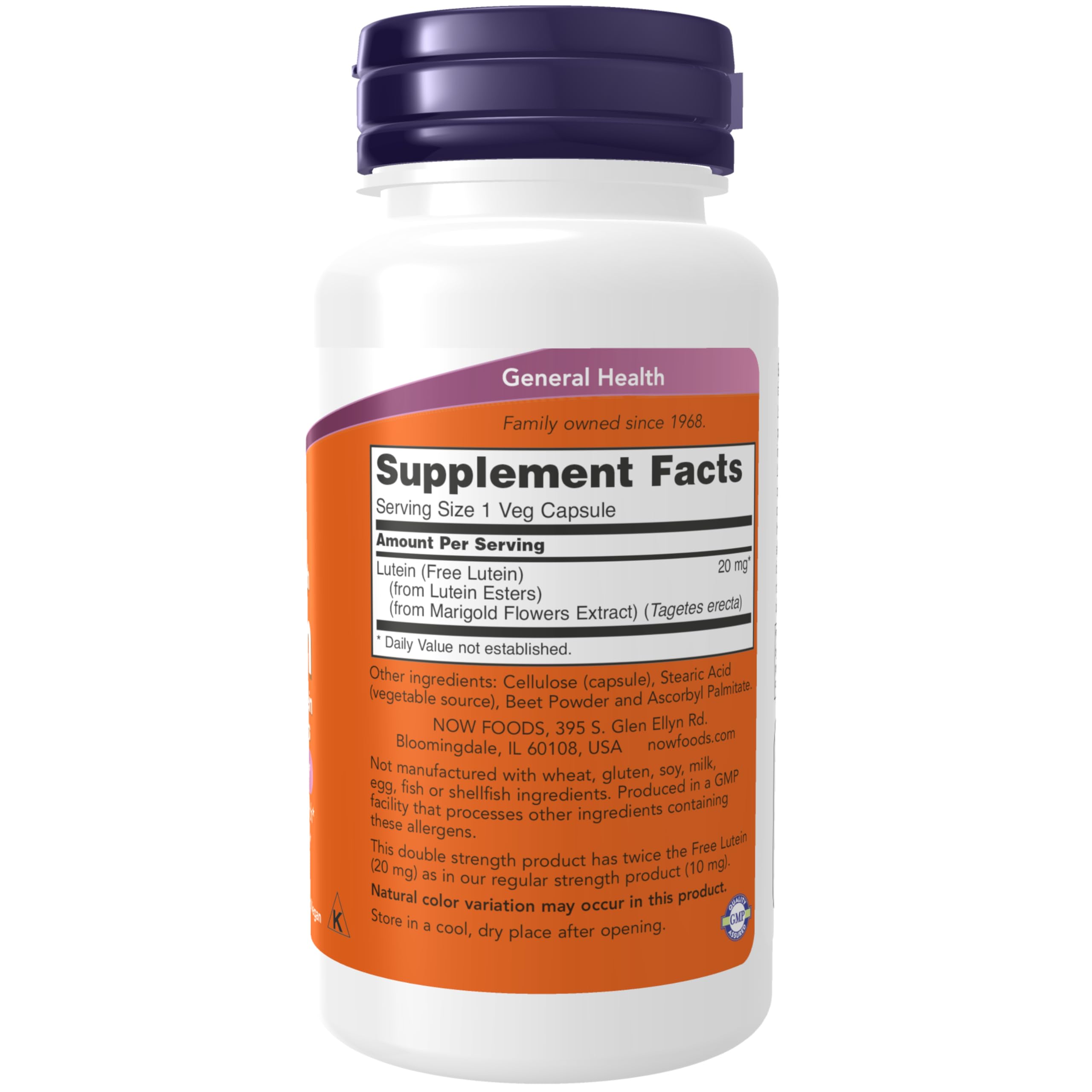 Foto 3 pulgar | Supplements Now Foods Luteína 20 Mg Con 20 Mg De Luteína Libre 90 Cápsulas - Venta Internacional.