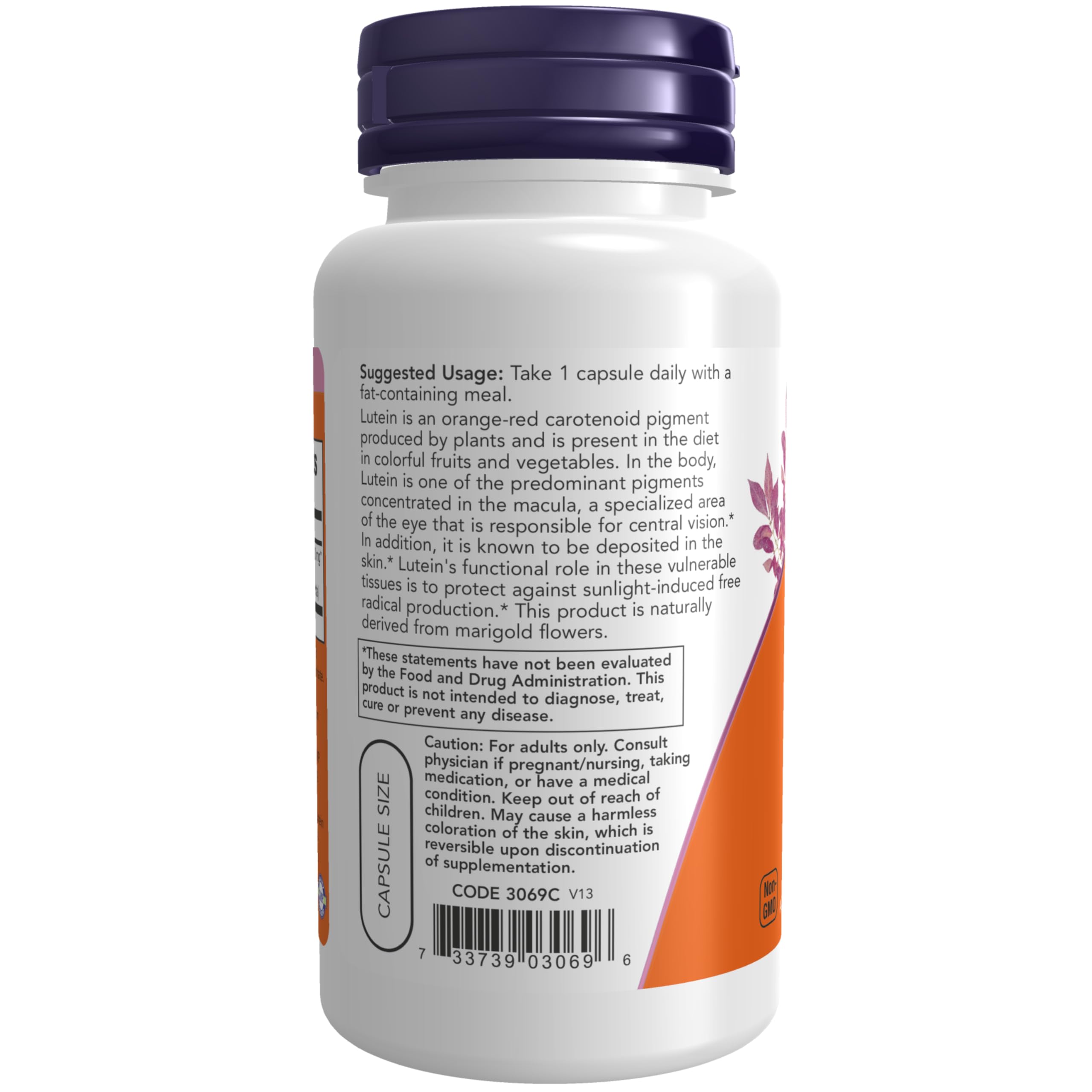 Foto 4 pulgar | Supplements Now Foods Luteína 20 Mg Con 20 Mg De Luteína Libre 90 Cápsulas - Venta Internacional.