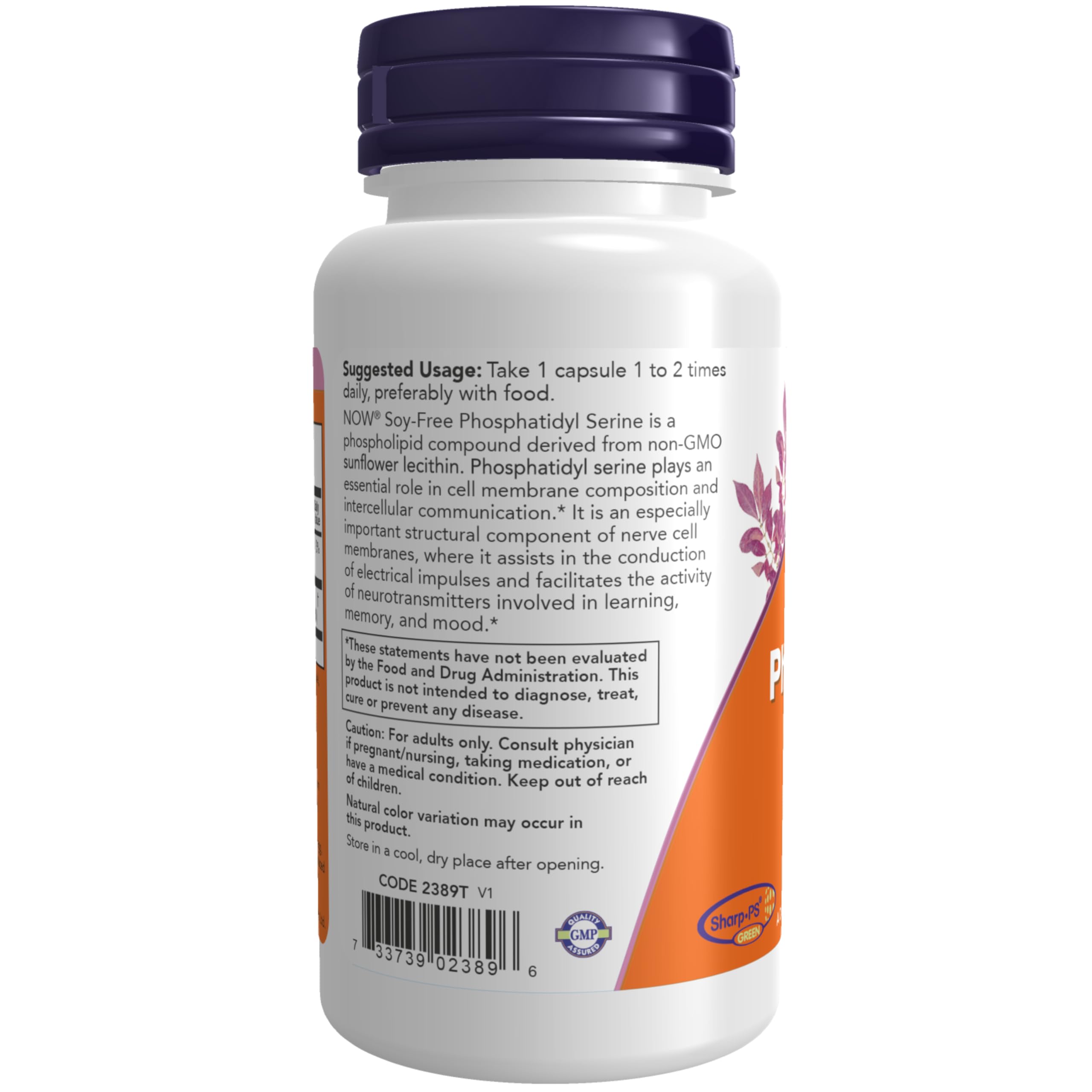 Foto 4 pulgar | Suplementos Now Foods, Fosfatidilserina Sin Soja, 150 Mg, 60  - Venta Internacional.