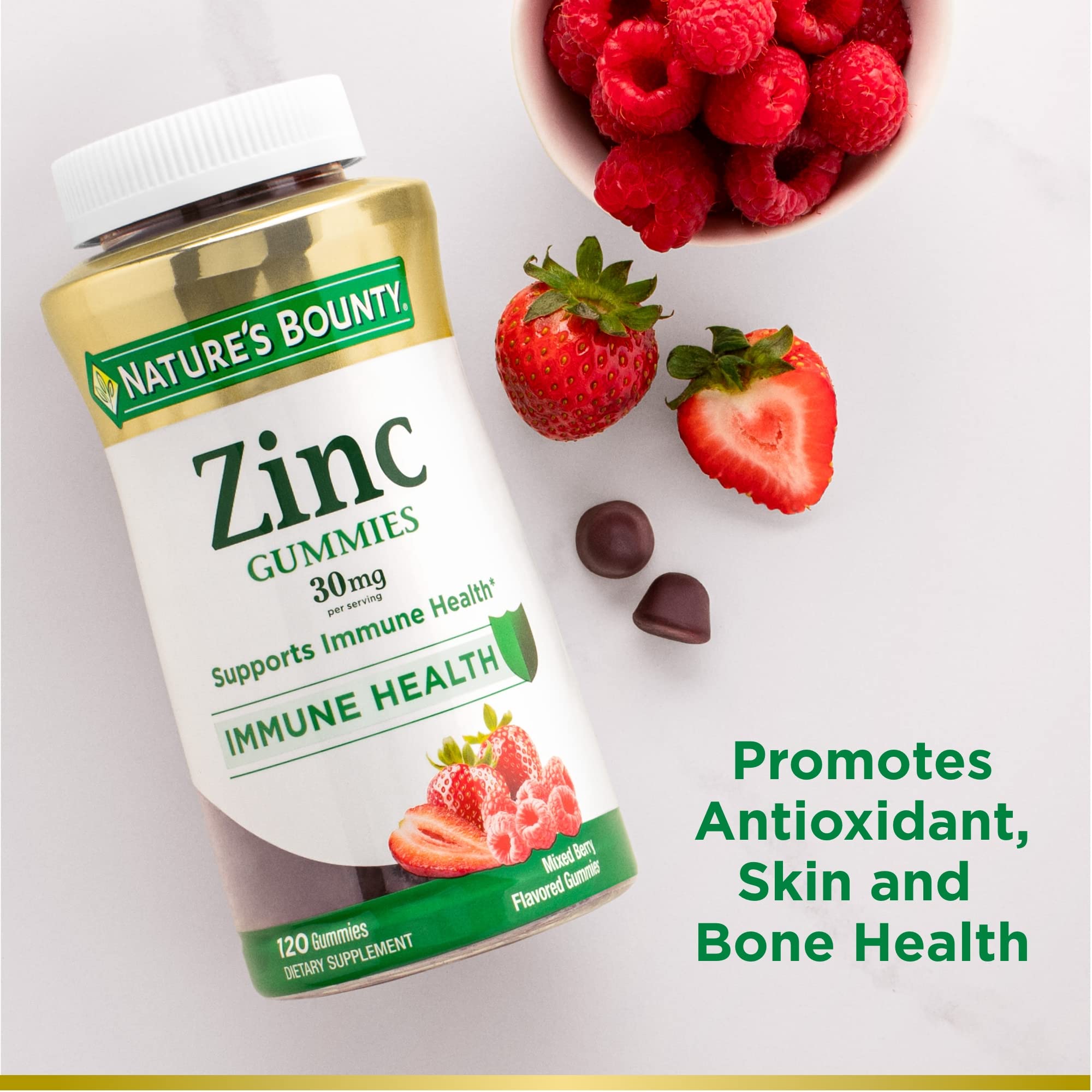 Foto 5 pulgar | Suplemento De Gomitas De Zinc Nature's Bounty De 30 Mg, 120 Unidades - Venta Internacional.