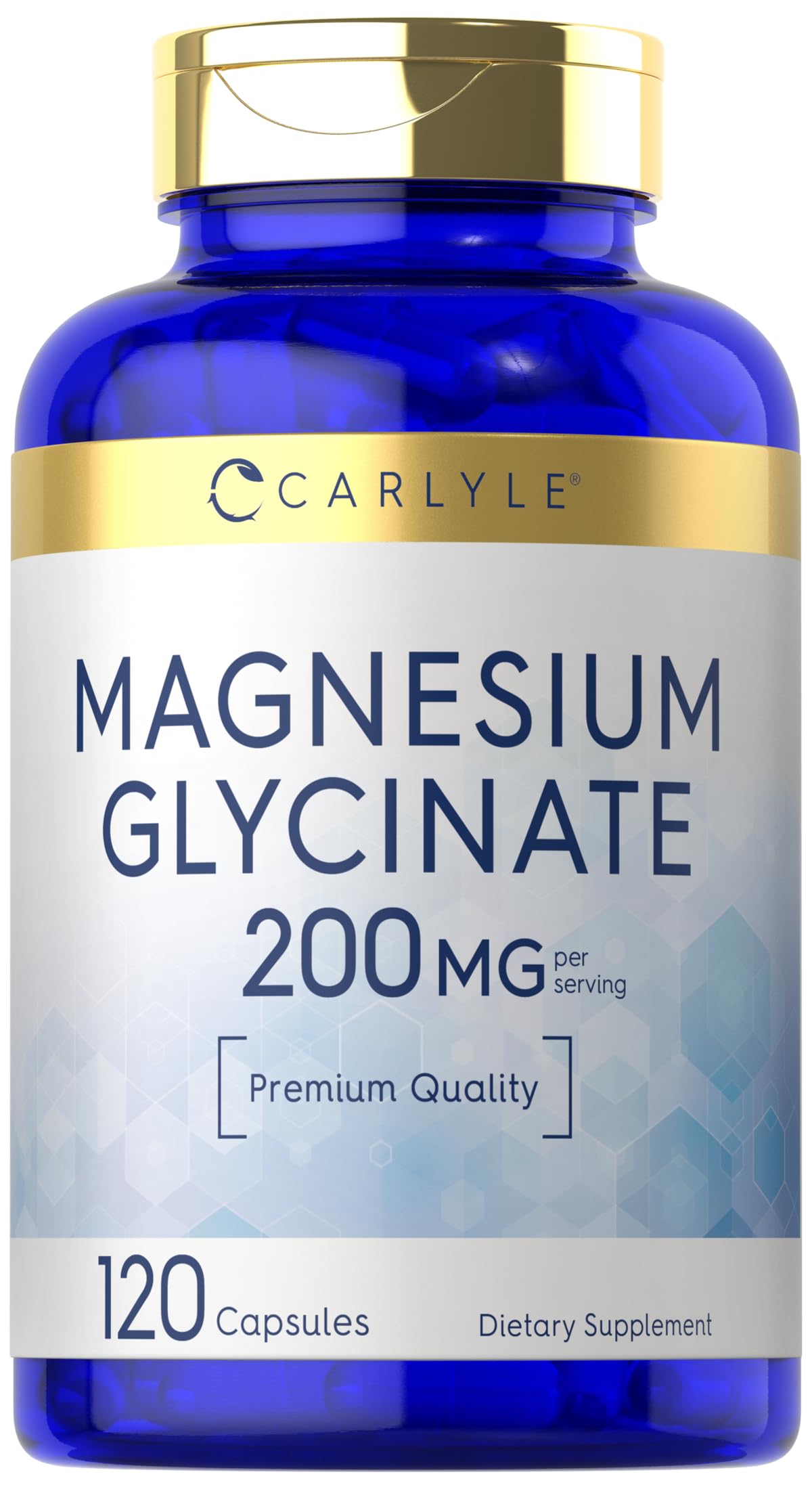 Foto 2 pulgar | Suplemento De Glicinato De Magnesio Carlyle 200 Mg 120 Cápsulas - Venta Internacional.