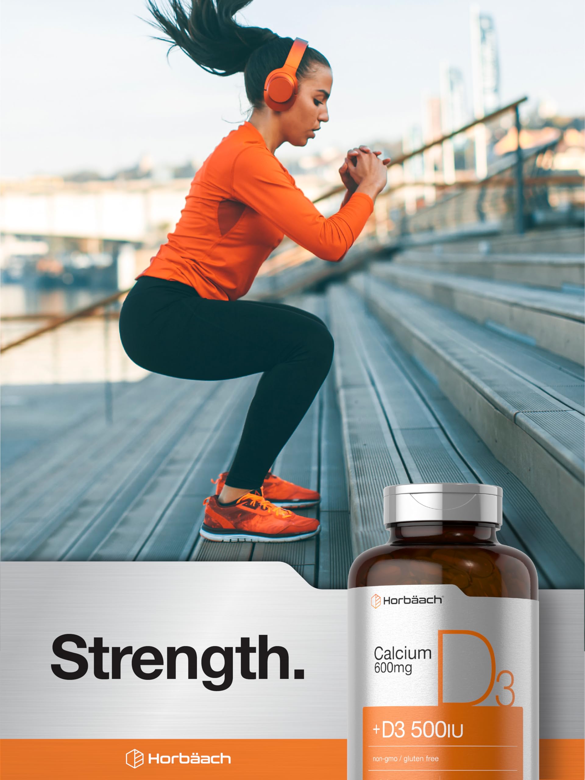 Foto 8 pulgar | Suplemento De Calcio Horbäach 600 Mg Con Vitamina D3 120 Cápsulas Blandas - Venta Internacional.