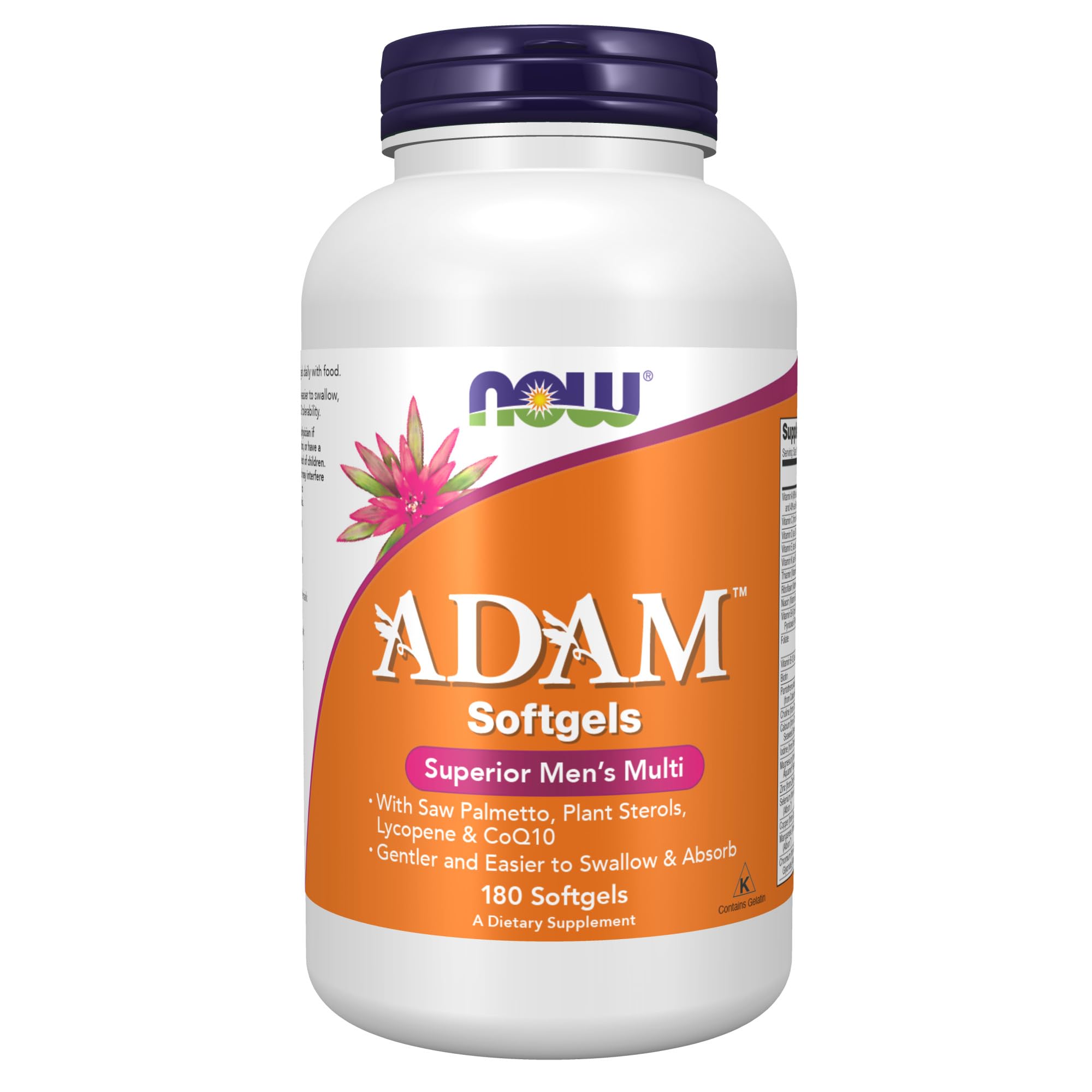 Foto 2 pulgar | Suplementos Now Foods Adam Multivitamínico Para Hombres, 180 Cápsulas Blandas - Venta Internacional.