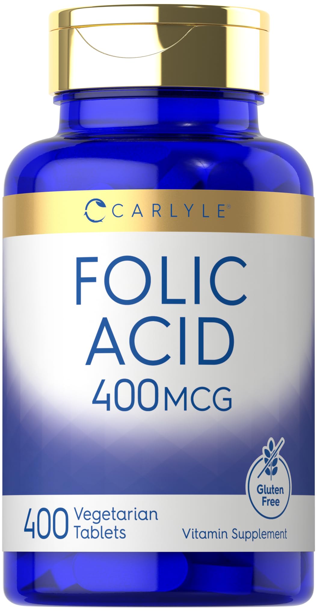 Foto 1 | Suplemento Carlyle De Ácido Fólico 400 Mcg 400 Comprimidos - Venta Internacional.