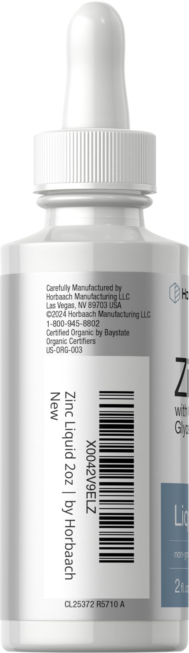 Foto 4 pulgar | Suplemento Horbäach Zinc Liquid Drops 60 Ml Con 8 Mg De Zinc - Venta Internacional.