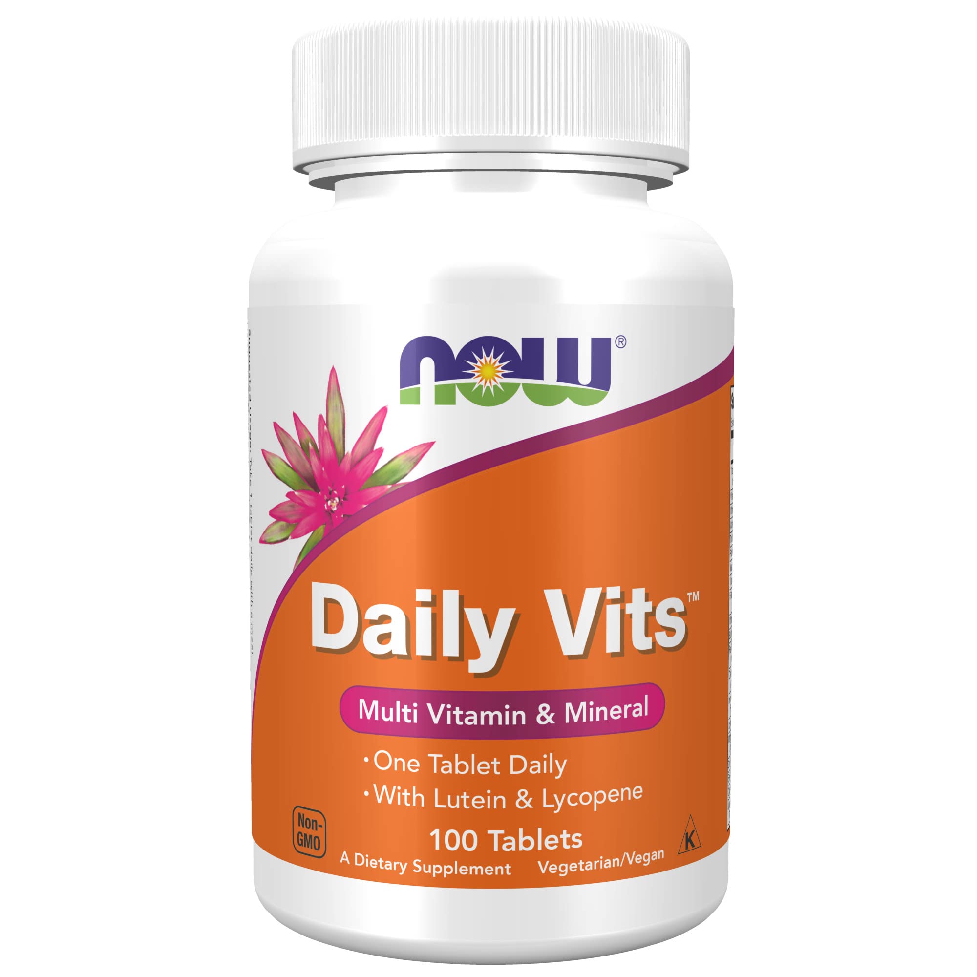 Foto 2 pulgar | Suplementos Now Foods Daily Vits™ 100 Comprimidos Con Luteína Y Luteína - Venta Internacional.