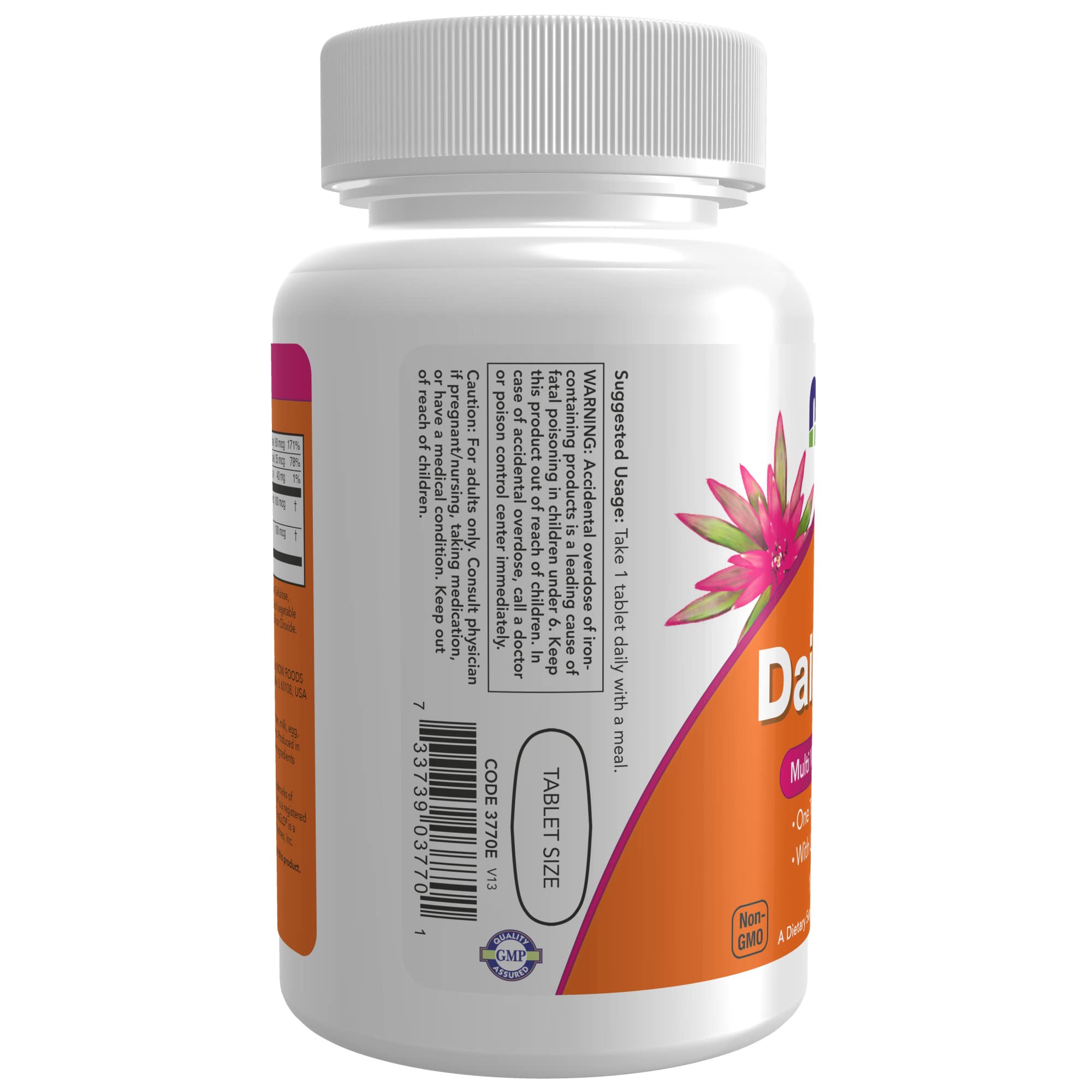 Foto 5 pulgar | Suplementos Now Foods Daily Vits™ 100 Comprimidos Con Luteína Y Luteína - Venta Internacional.