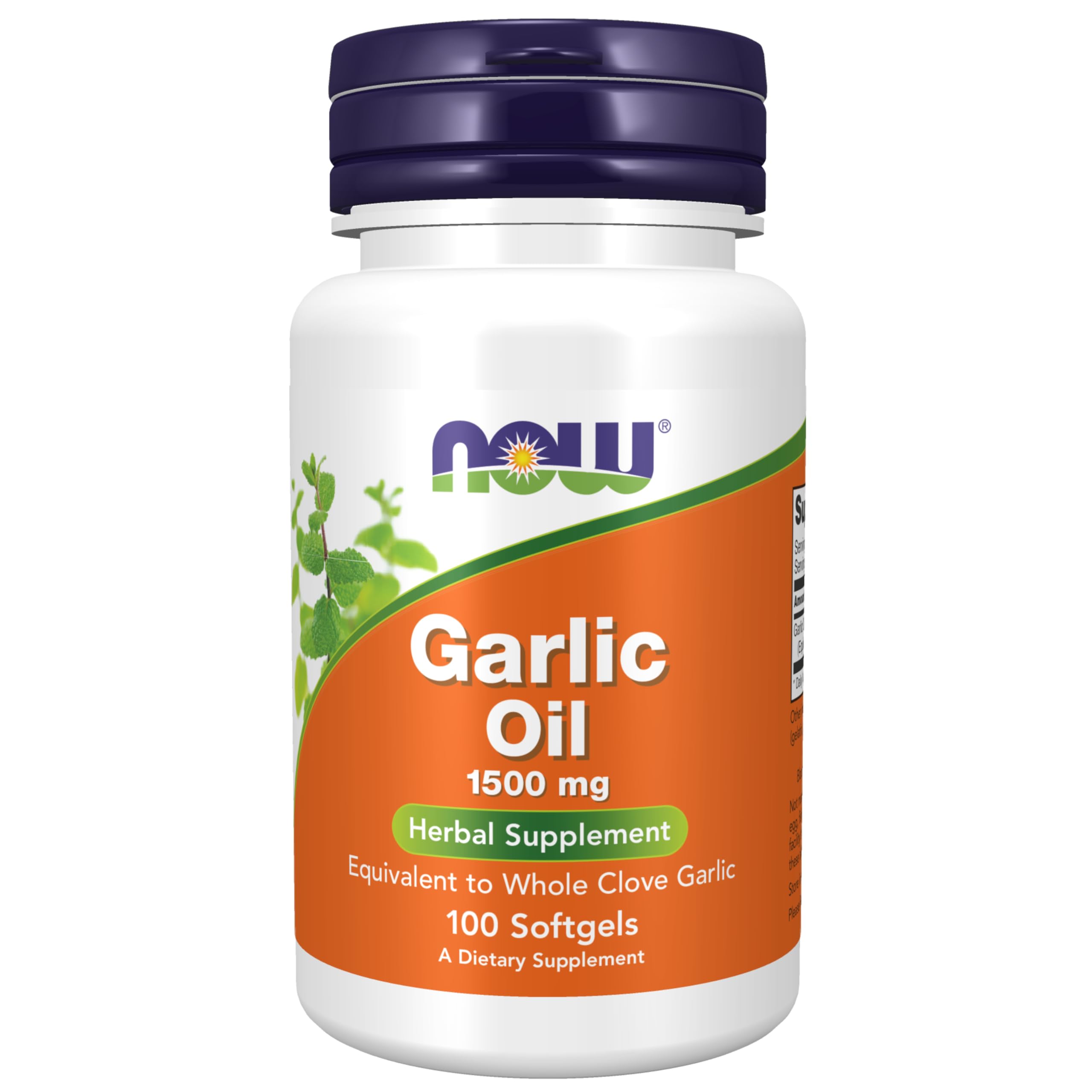 Foto 2 pulgar | Aceite De Ajo Supplements Now Foods 1500 Mg 100 Cápsulas Blandas - Venta Internacional.