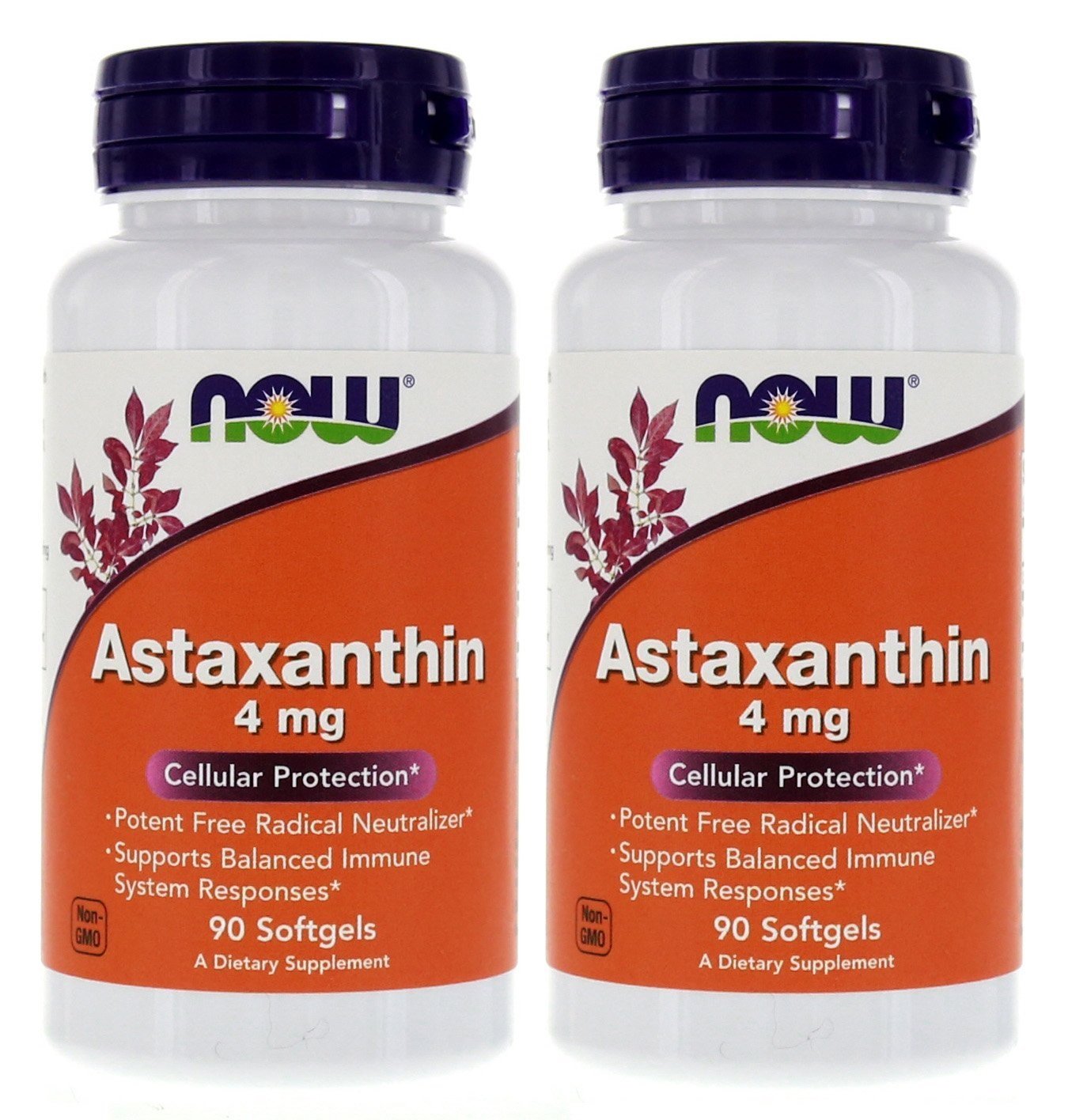 Foto 2 pulgar | Astaxantina Supplement Now Foods, 4 Mg, 90 Cápsulas Blandas (paquete De 2) - Venta Internacional.