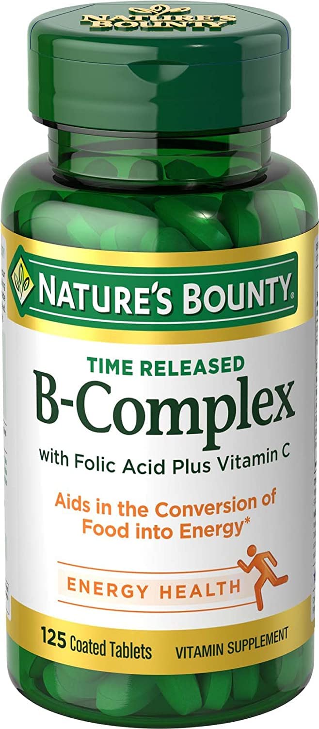 Foto 2 pulgar | Complementa El Complejo B De Nature's Bounty Con Ácido Fólico Y Vitamina C - Venta Internacional.