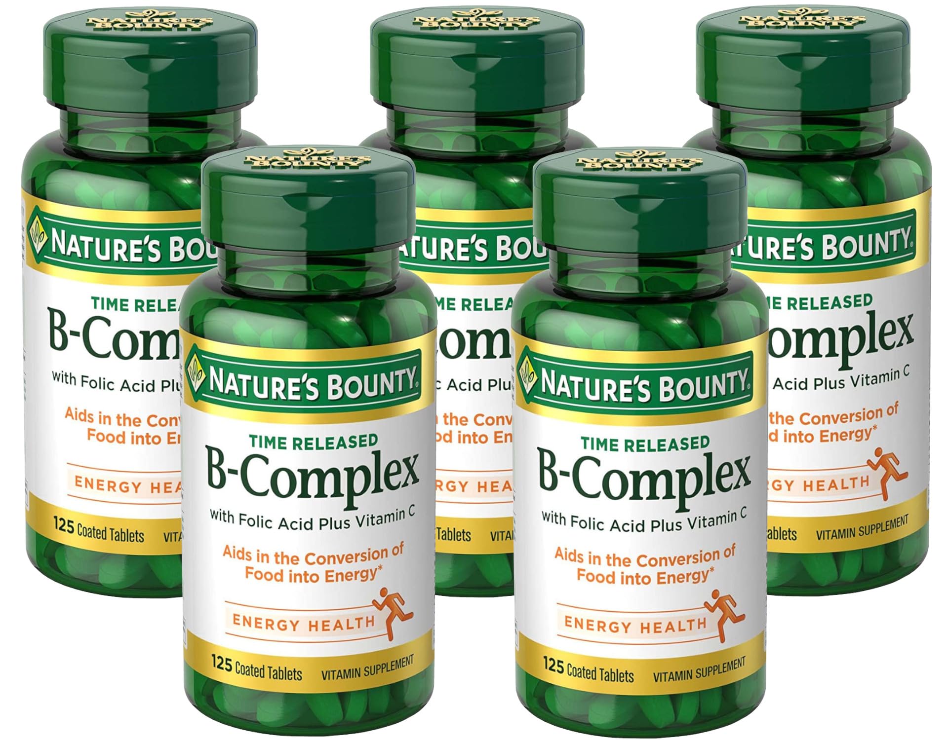 Foto 3 pulgar | Complementa El Complejo B De Nature's Bounty Con Ácido Fólico Y Vitamina C - Venta Internacional.
