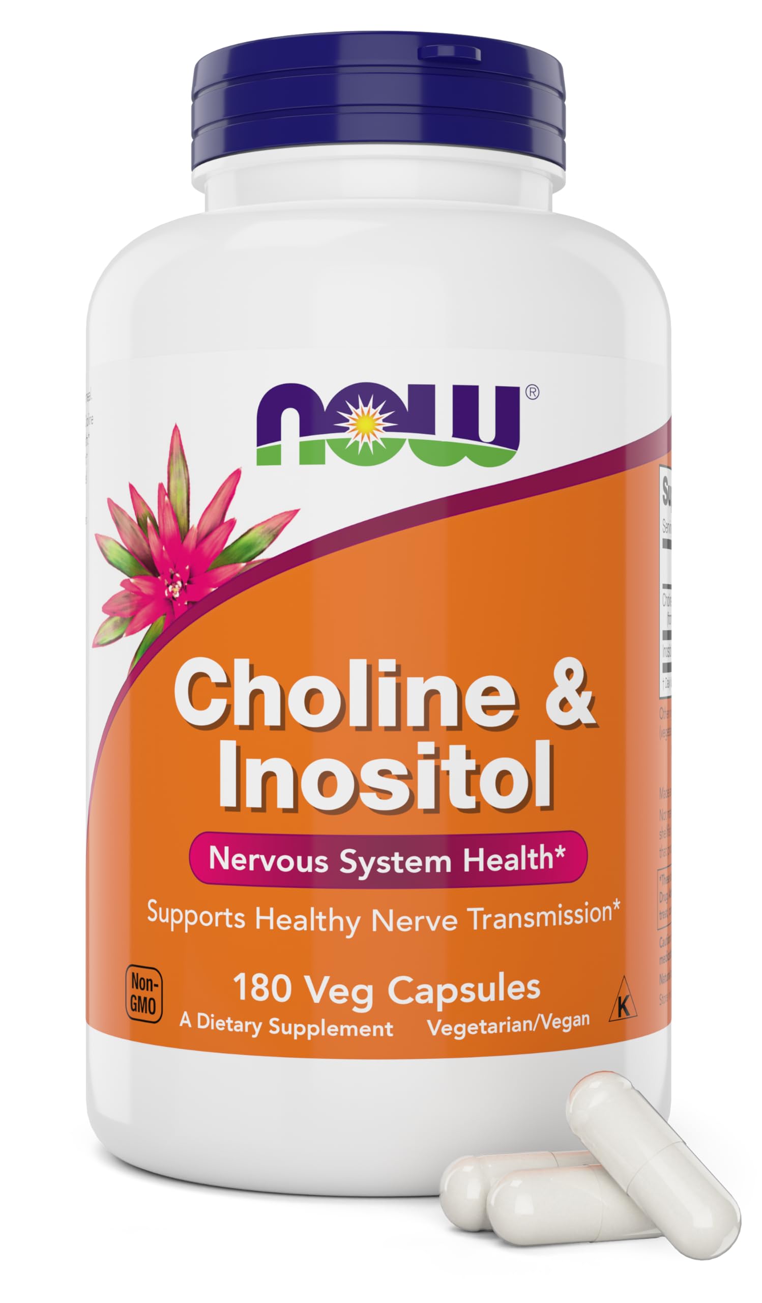 Foto 2 pulgar | Supplement Now Foods, 180 Cápsulas Vegetarianas De Colina E Inositol - Venta Internacional.