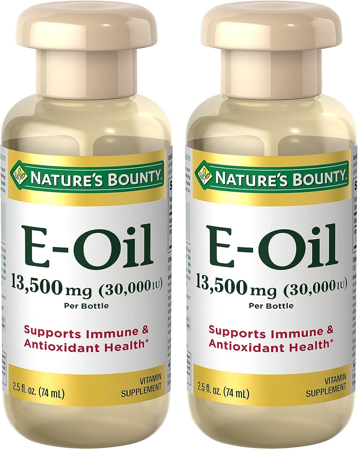 Foto 2 pulgar | Aceite de Vitamina E Nature's Bounty 2 Botes de 74 ml C/U - Venta Internacional