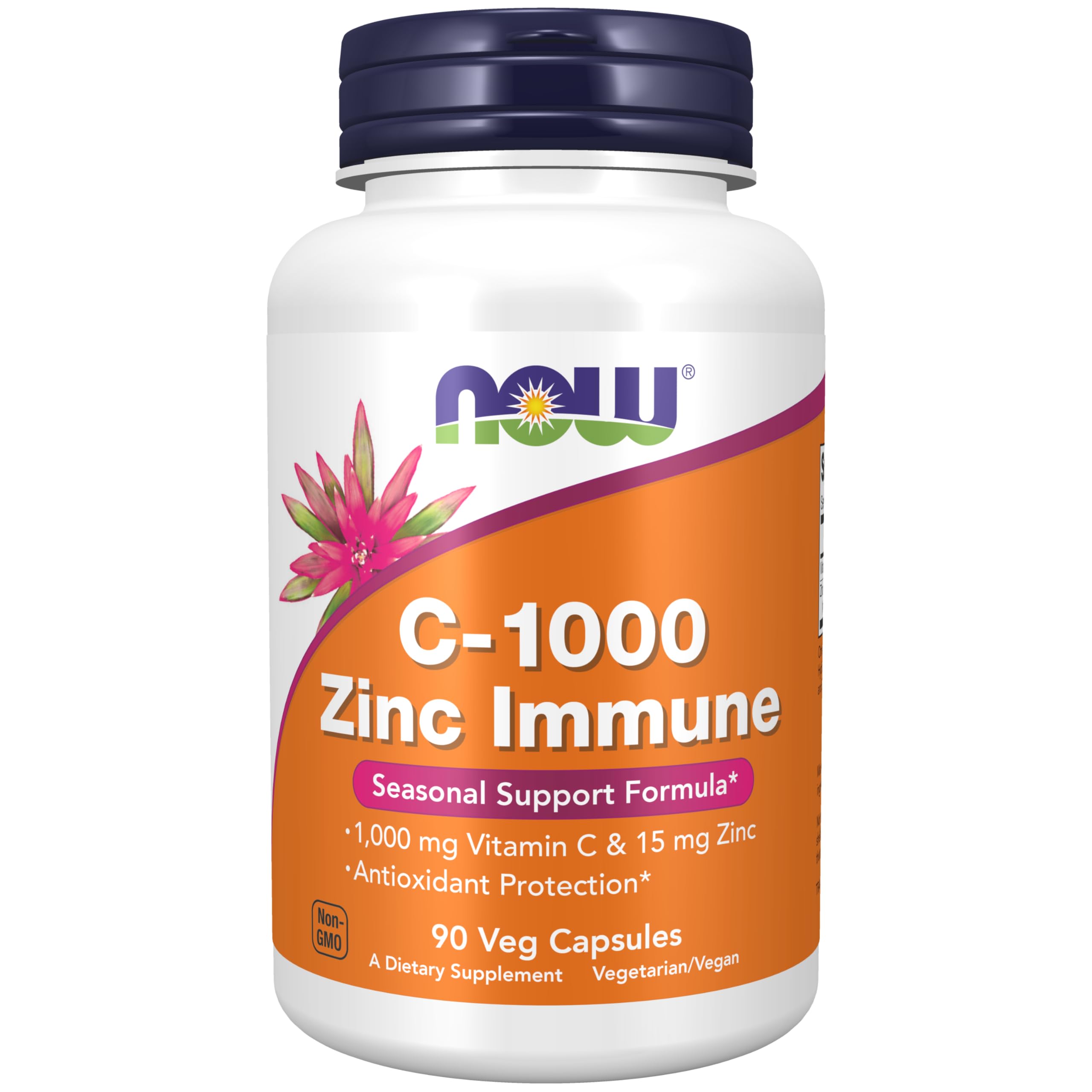 Foto 2 pulgar | Suplementos Now Foods C-1000 Y Zinc Immune, 90 Cápsulas Vegetarianas - Venta Internacional.