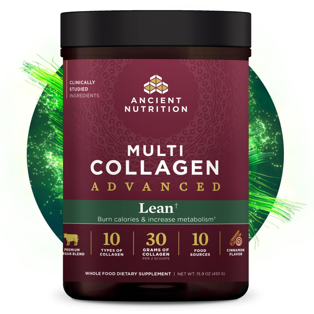 Foto 2 pulgar | Proteína En Polvo De Péptidos De Colágeno Ancient Nutrition Lean - Venta Internacional.