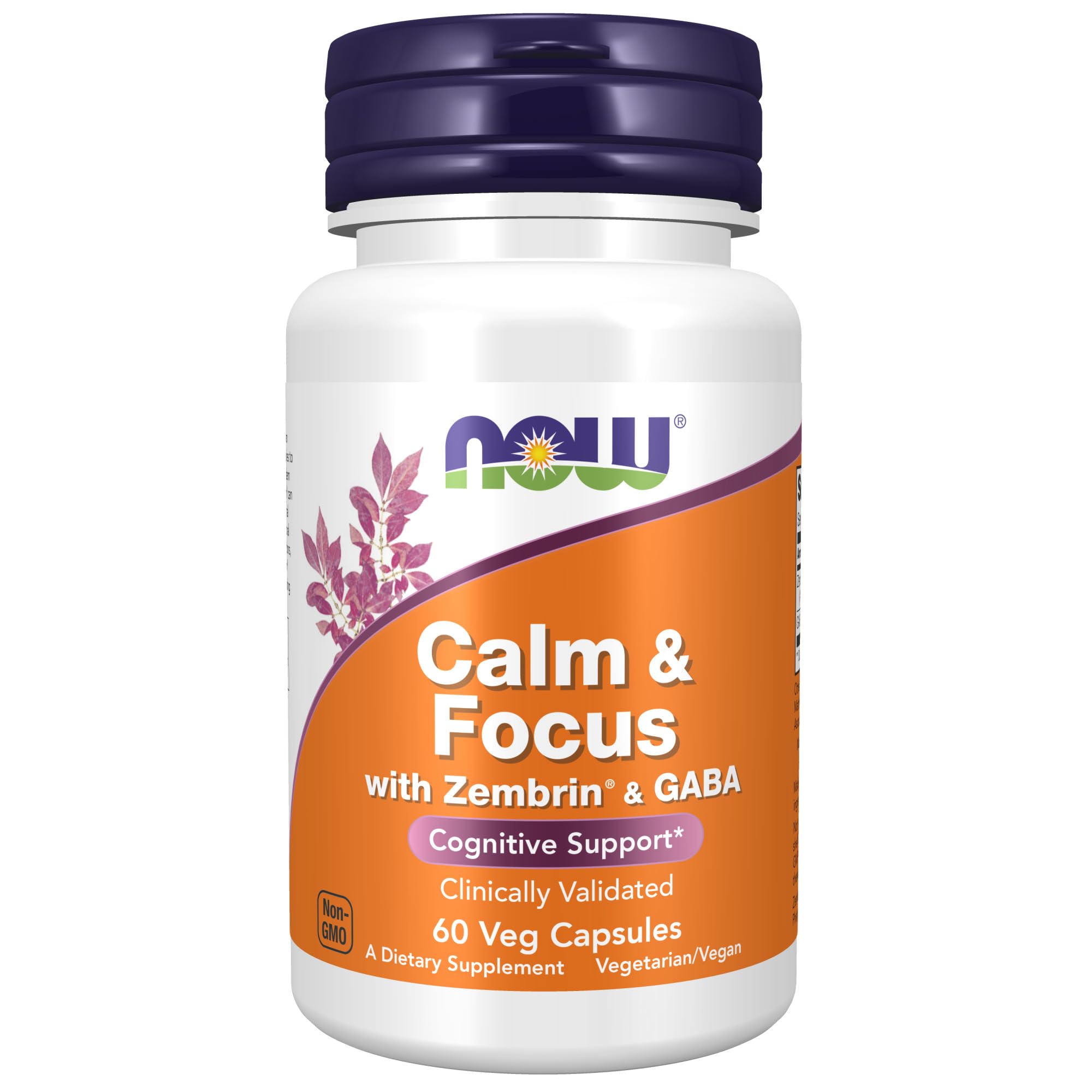 Foto 2 pulgar | Complementa Now Foods Calm & Focus Con Zembrin Y Gaba 60 Cápsulas - Venta Internacional.