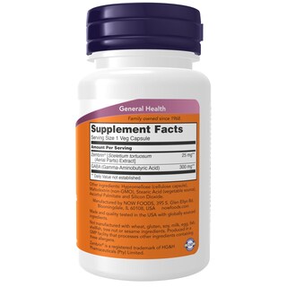 Foto 2 | Complementa Now Foods Calm & Focus Con Zembrin Y Gaba 60 Cápsulas - Venta Internacional.
