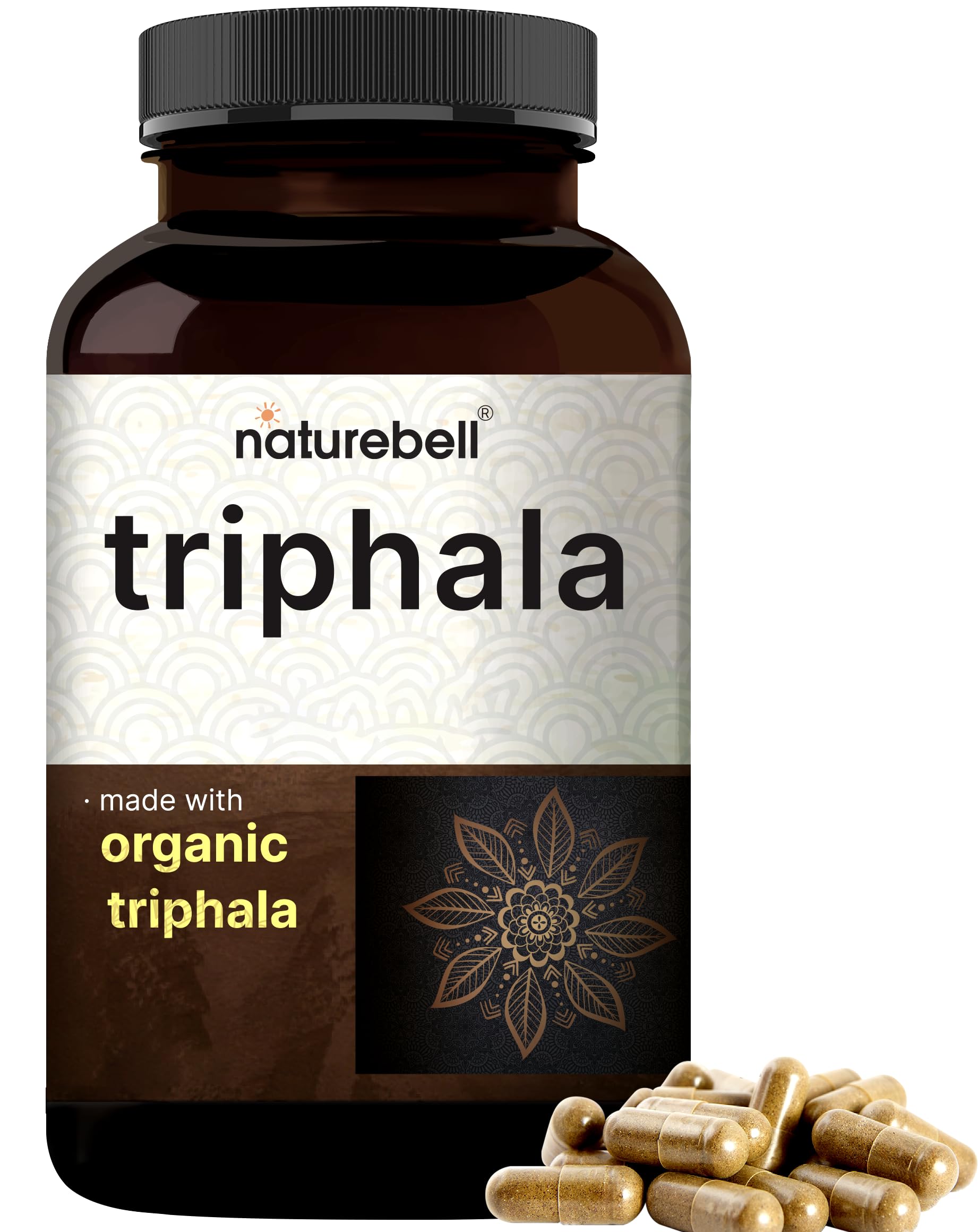 Foto 2 pulgar | Suplemento Naturebell Triphala En Cápsulas De 1500 Mg Para El Aparato Digestivo - Venta Internacional.