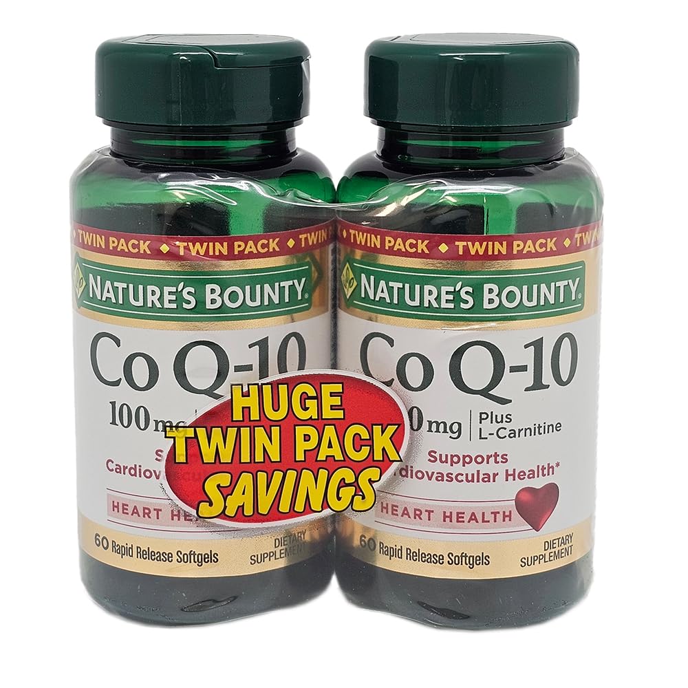 Foto 2 pulgar | Suplemento Nature's Bounty Coq10 De 100 Mg Paquete Doble 60 Unidades X 2 - Venta Internacional