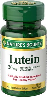 Foto 1 | Suplemento Nature's Bounty Lutein 20 Mg 40 Cápsulas Blandas (paquete De 2) - Venta Internacional.