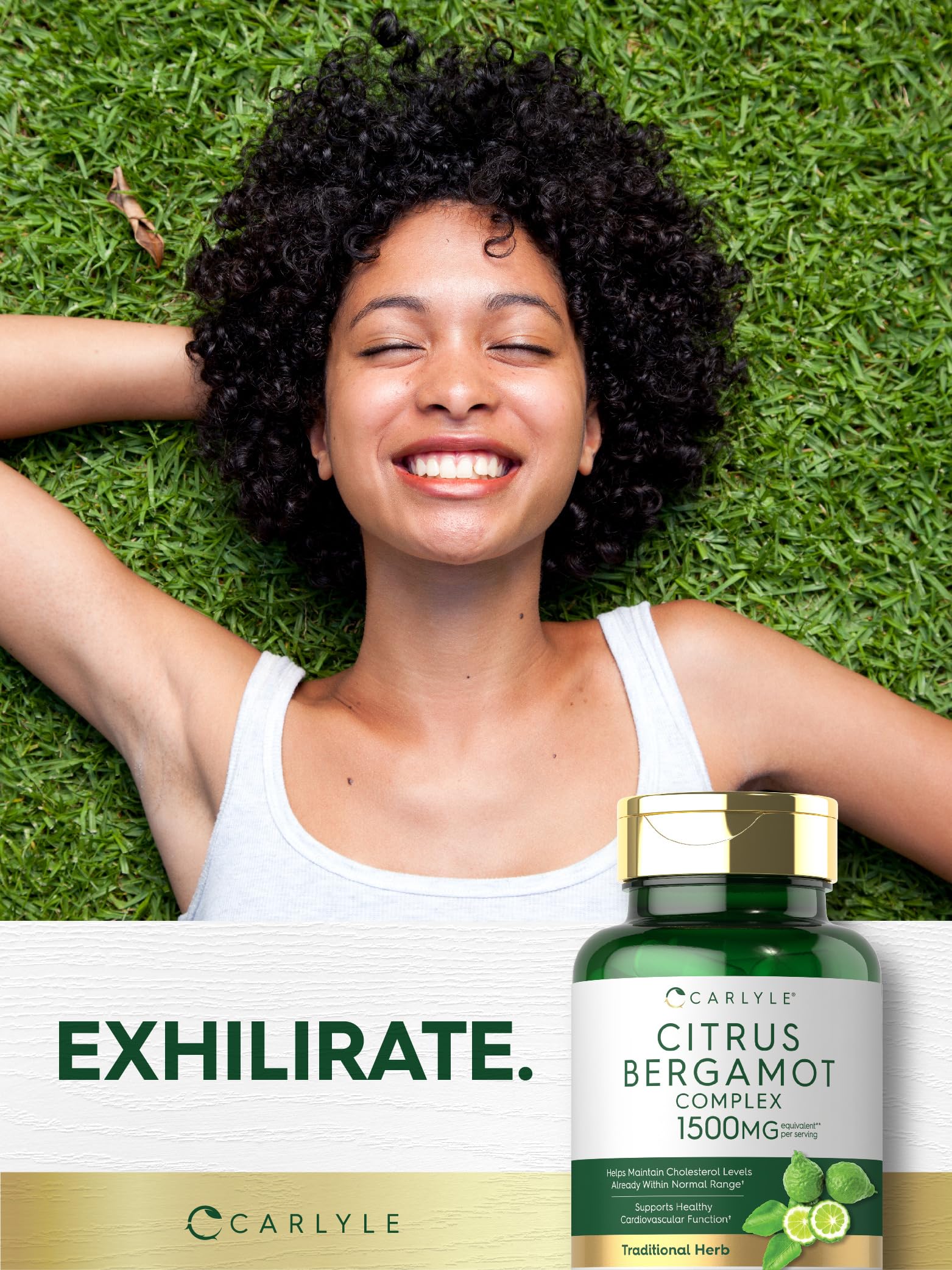 Foto 7 | Suplemento Carlyle Citrus Bergamot Complex 1500 Mg 120 Cápsulas - Venta Internacional.