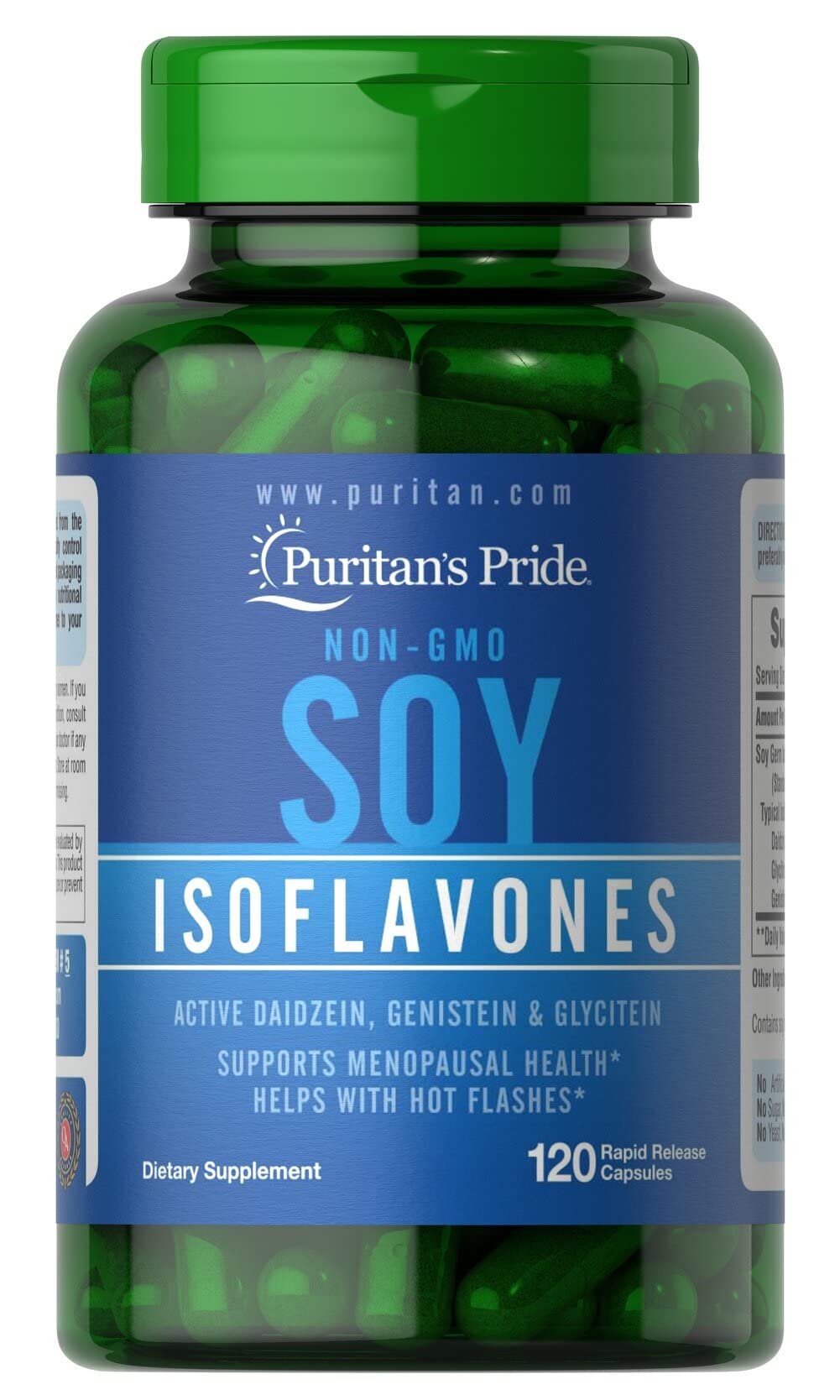 Foto 2 pulgar | Suplemento De Isoflavonas De Soja Puritan's Pride, 750 Mg, 120 Cápsulas - Venta Internacional.