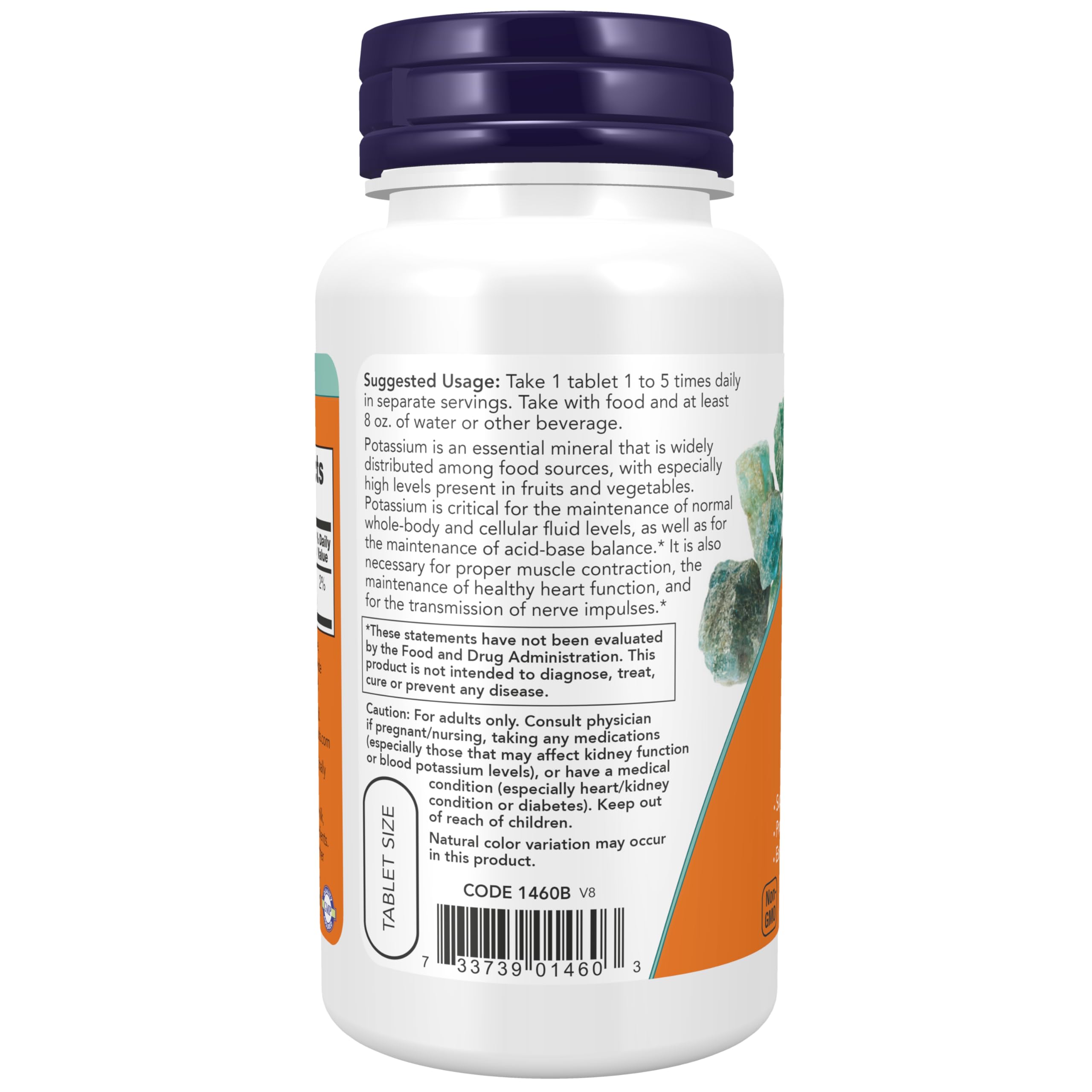 Foto 4 pulgar | Supplement Now Foods Gluconato De Potasio 99 Mg 100 Comprimidos - Venta Internacional.