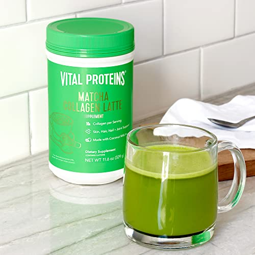 Foto 5 pulgar | Latte De Colágeno En Polvo, Vital Proteins, Té Verde Matcha - Venta Internacional.