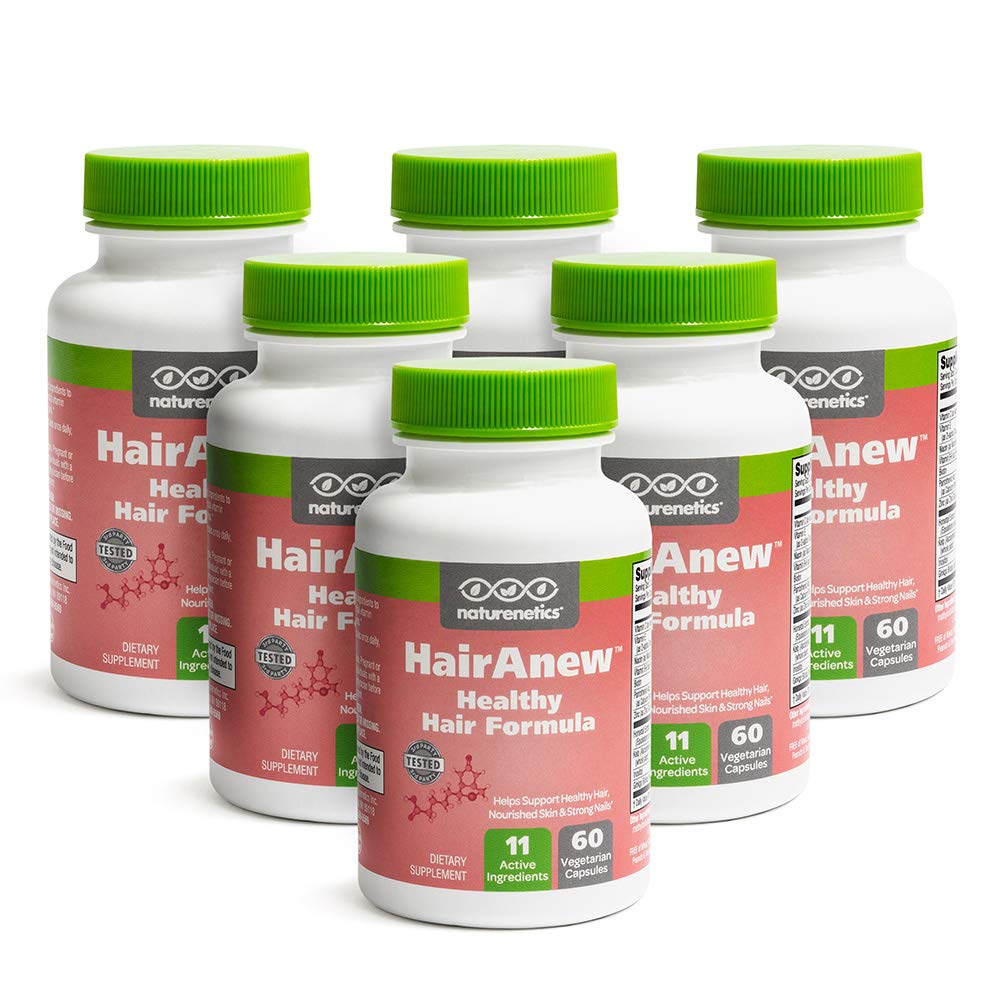 Foto 2 pulgar | Vitaminas Para El Crecimiento Del Cabello Naturenetics Hairanew 60 Cápsulas - Venta Internacional.