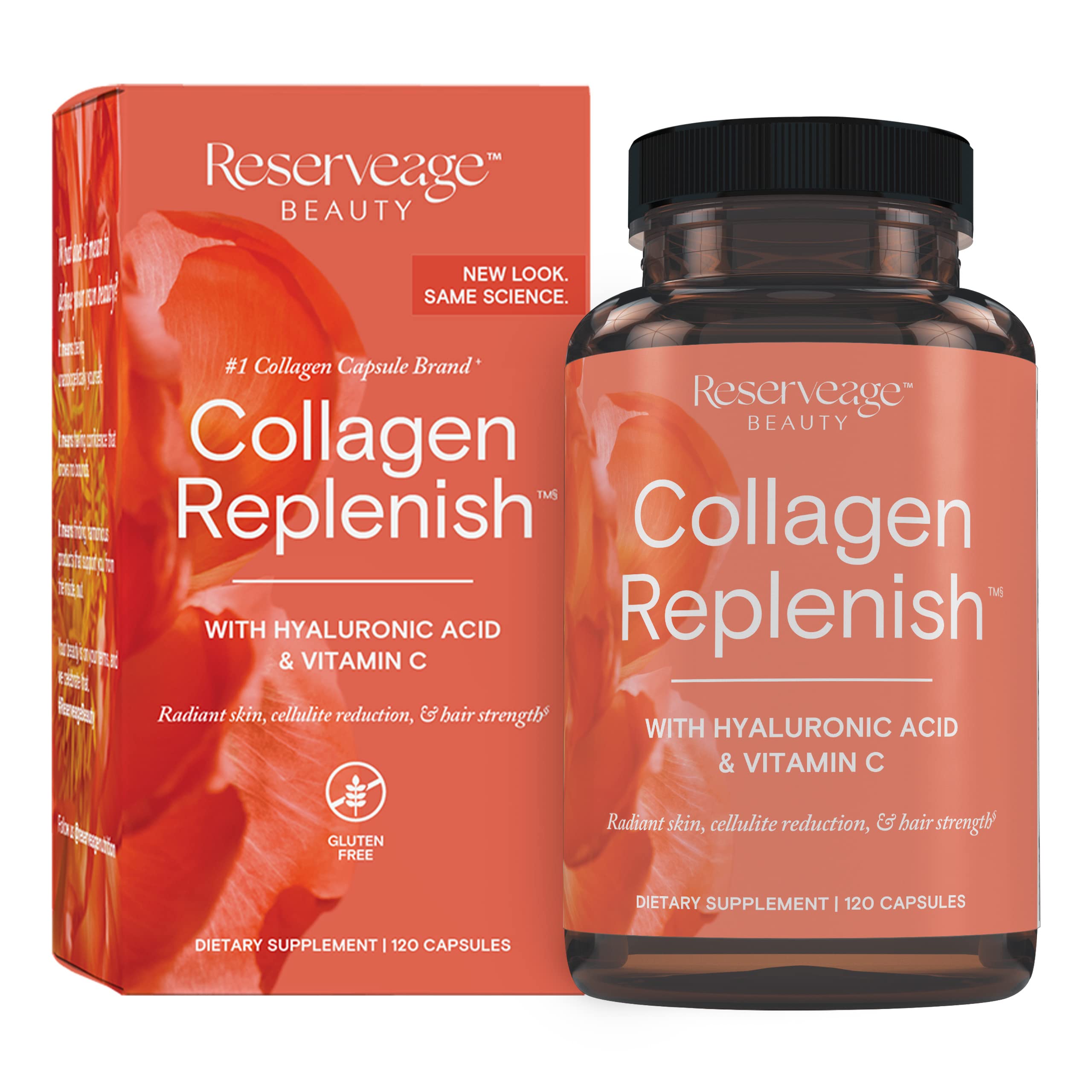 Foto 2 pulgar | Suplemento Reserveage Beauty Collagen Replenish 120 Cápsulas - Venta Internacional.