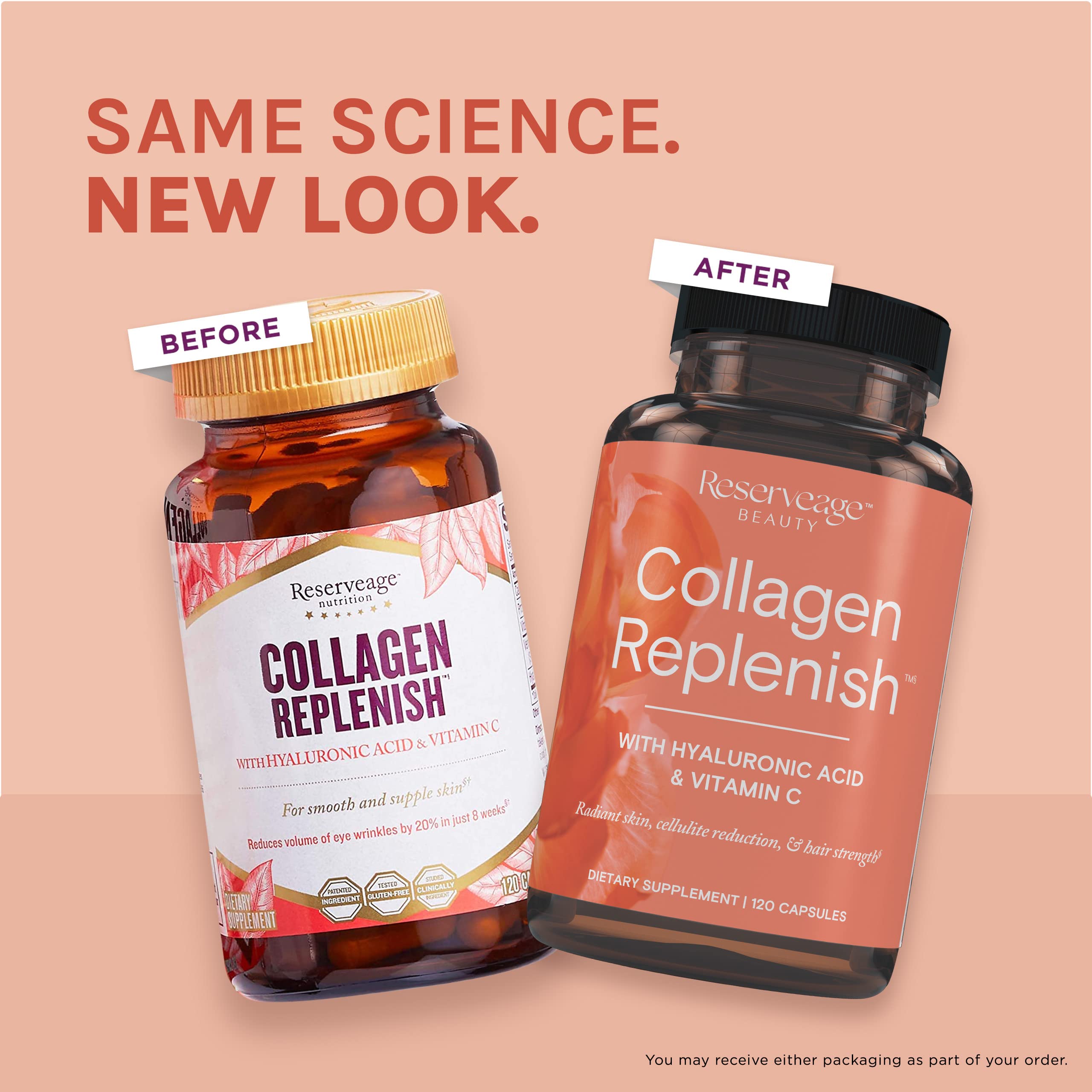 Foto 7 pulgar | Suplemento Reserveage Beauty Collagen Replenish 120 Cápsulas - Venta Internacional.
