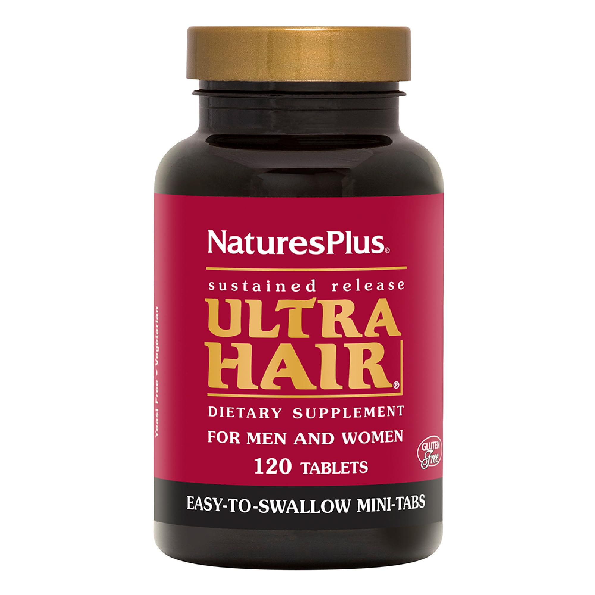Foto 2 pulgar | Suplemento Natures Plus Ultra Hair De Liberación Sostenida, 120 Tabletas - Venta Internacional.