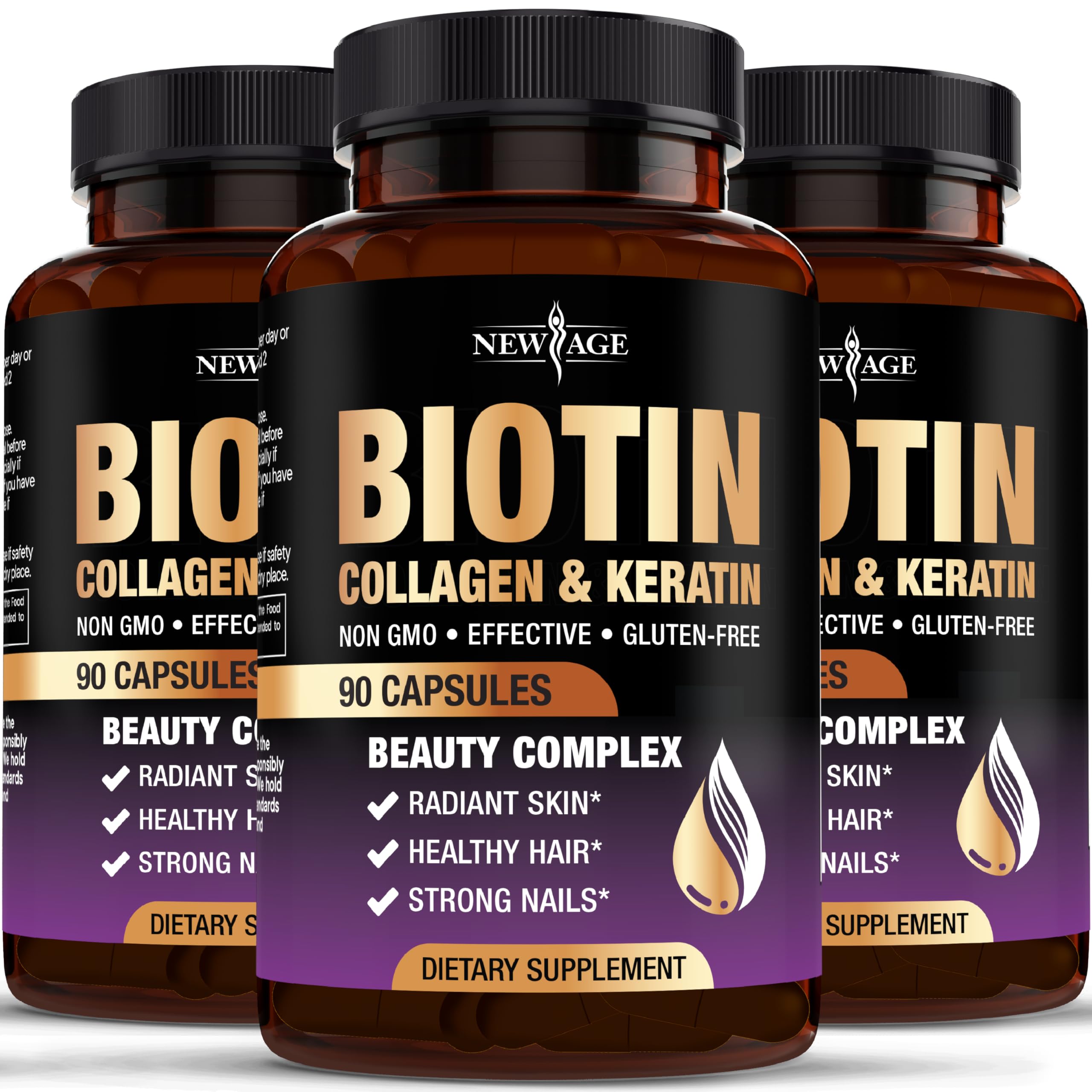 Foto 1 | Suplemento New Age: Biotina, Colágeno, Queratina, Ácido Hialurónico (5%) - Venta Internacional.