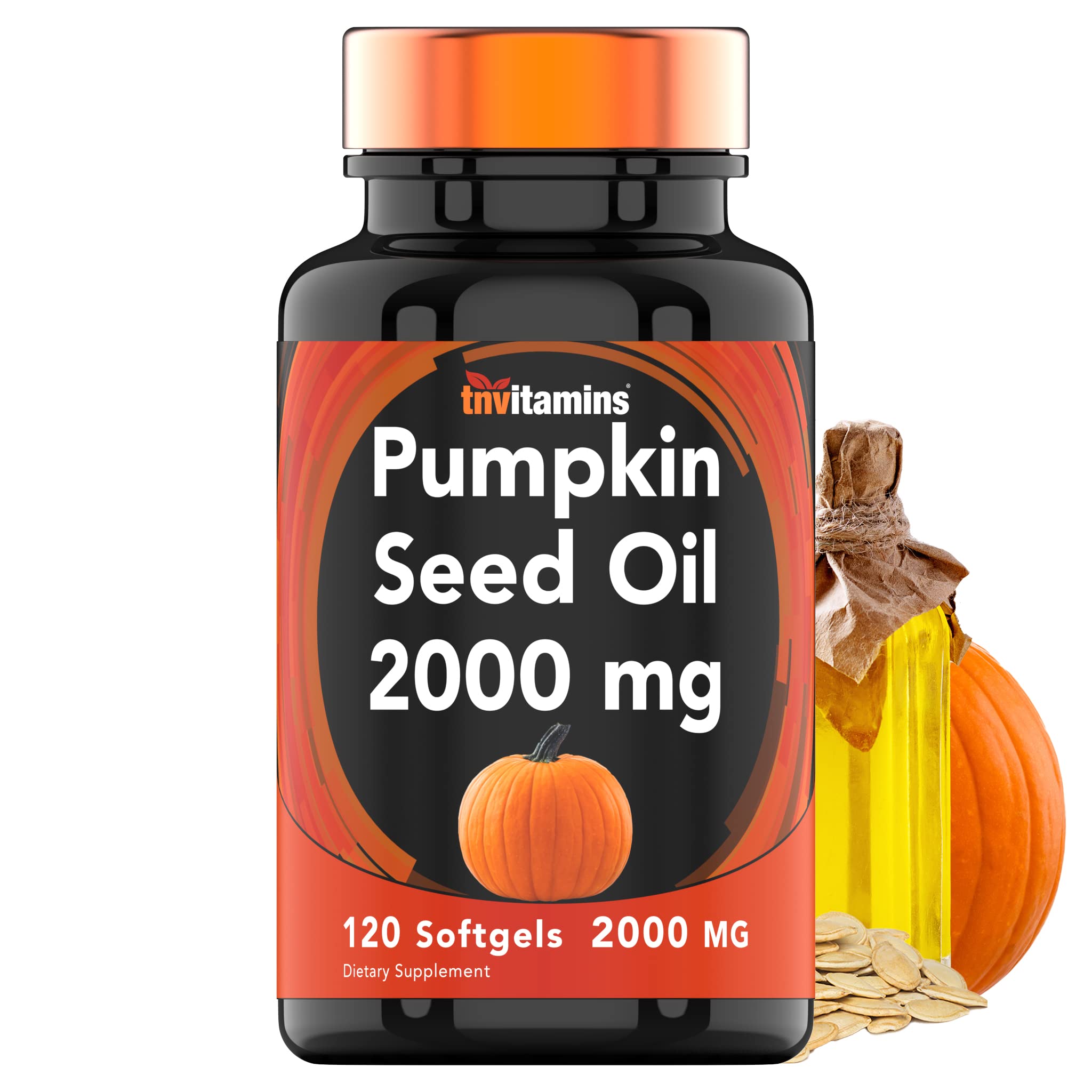 Suplemento Vitamínico De Aceite De Semilla De Calabaza 2000 Mg X 120 Cápsulas Blandas - Venta Internacional.