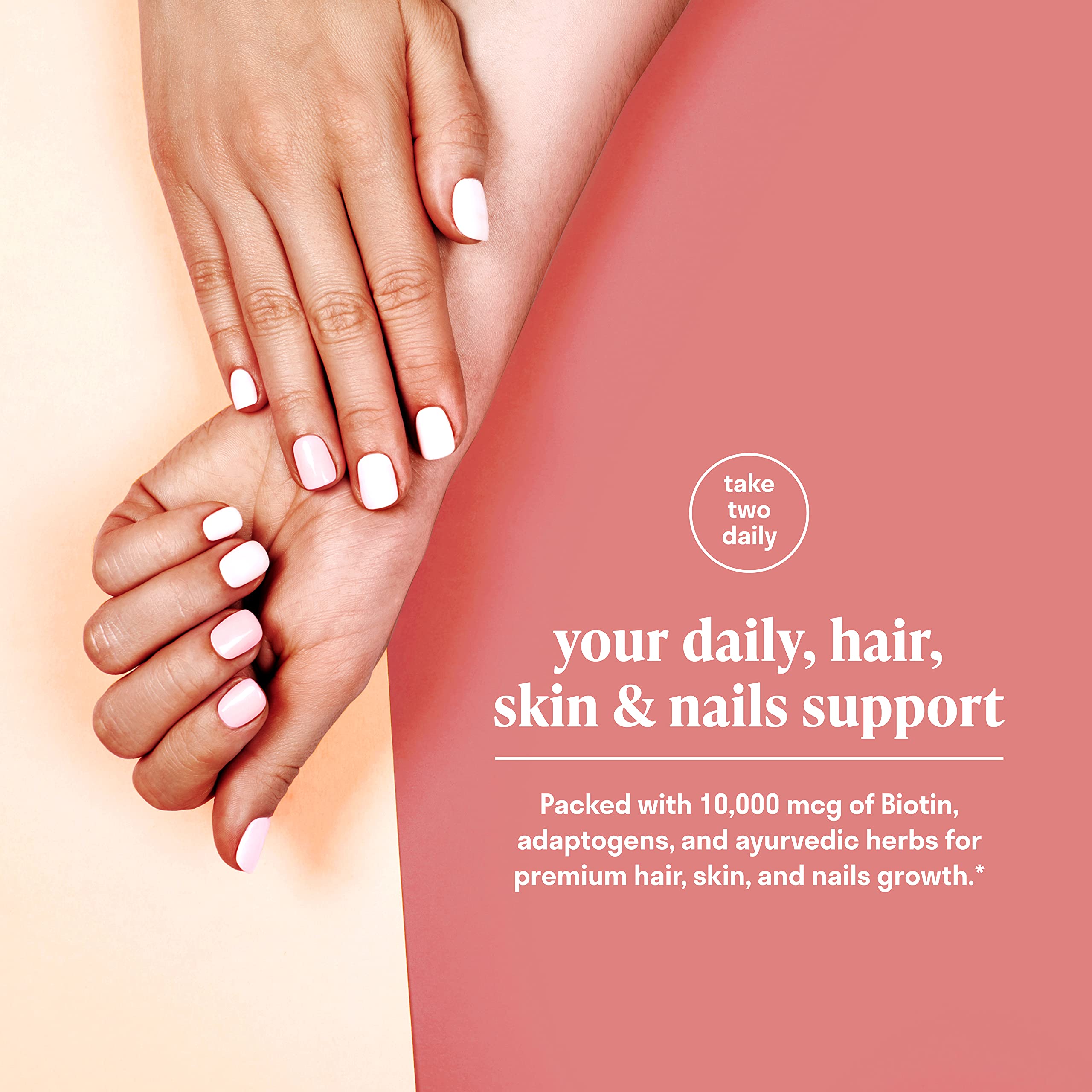 Foto 4 pulgar | Vitaminas Para El Cabello Nuven Naturals Biotina De 10000 Mcg Con Adaptógenos 6 - Venta Internacional.