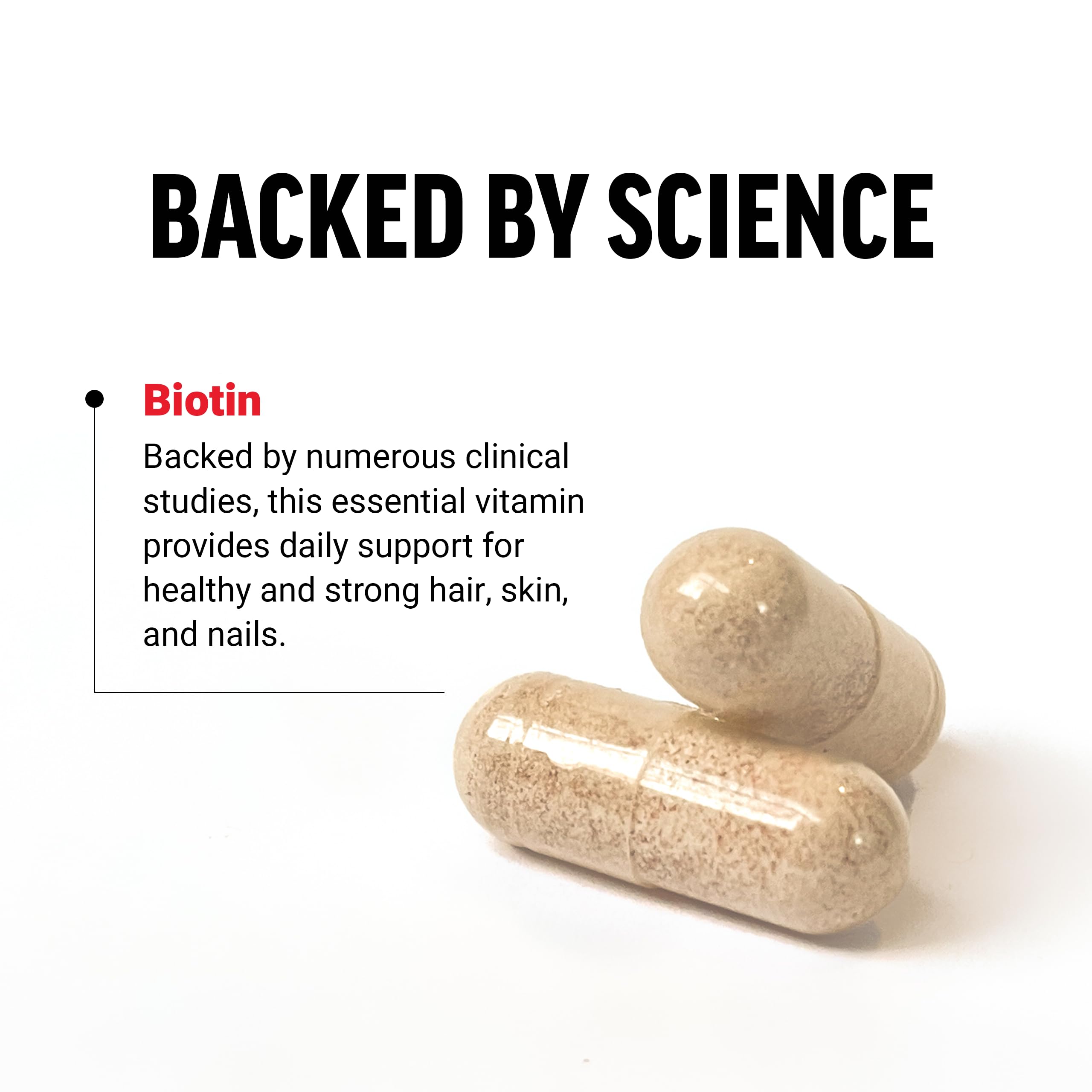 Foto 4 pulgar | Suplemento De Biotina Force Factor Biotin 10000 Mcg 100 Cápsulas - Venta Internacional.