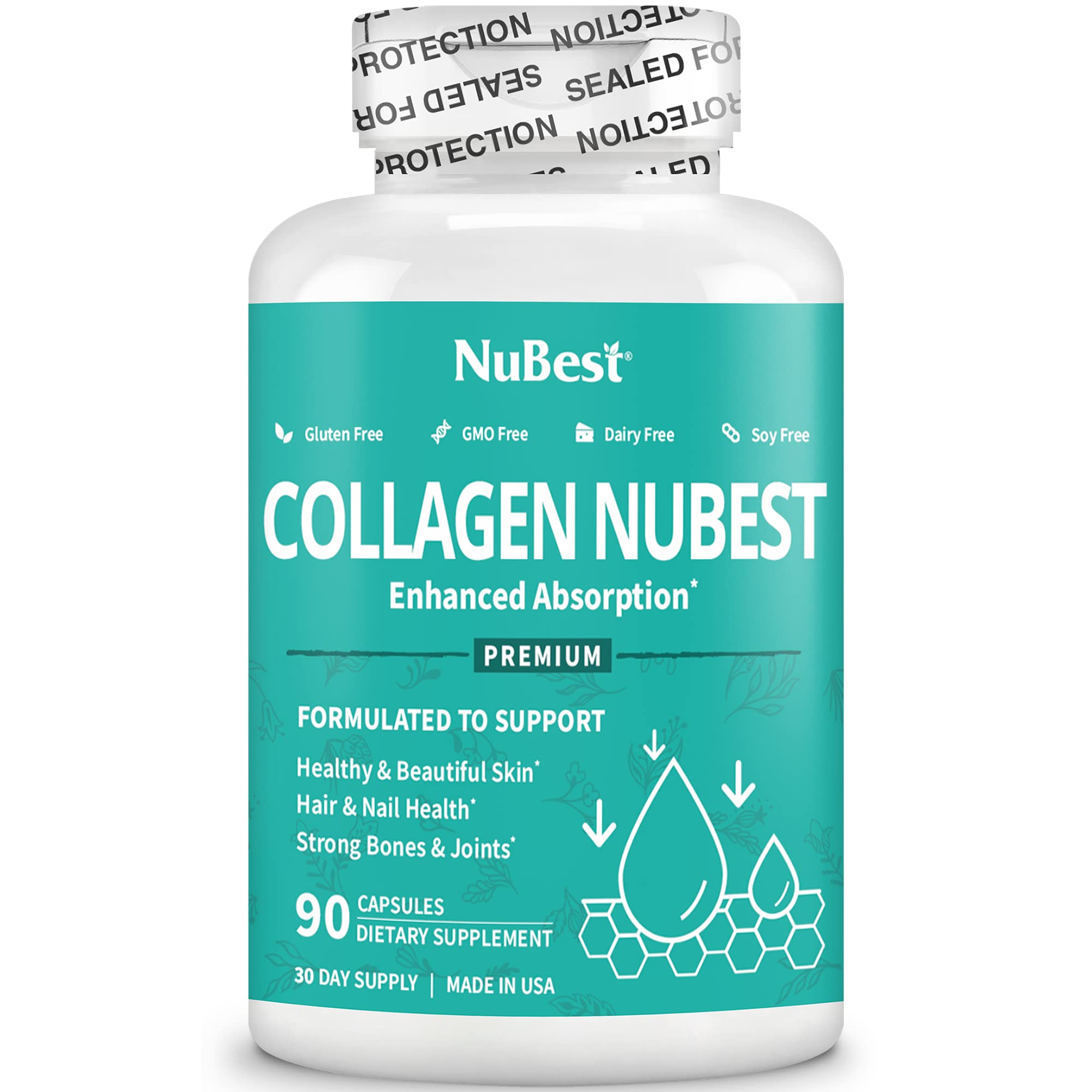 Foto 7 pulgar | Suplemento De Colágeno Nubest Collagen Peptides 1500 Mg - 90 Cápsulas - Venta Internacional.