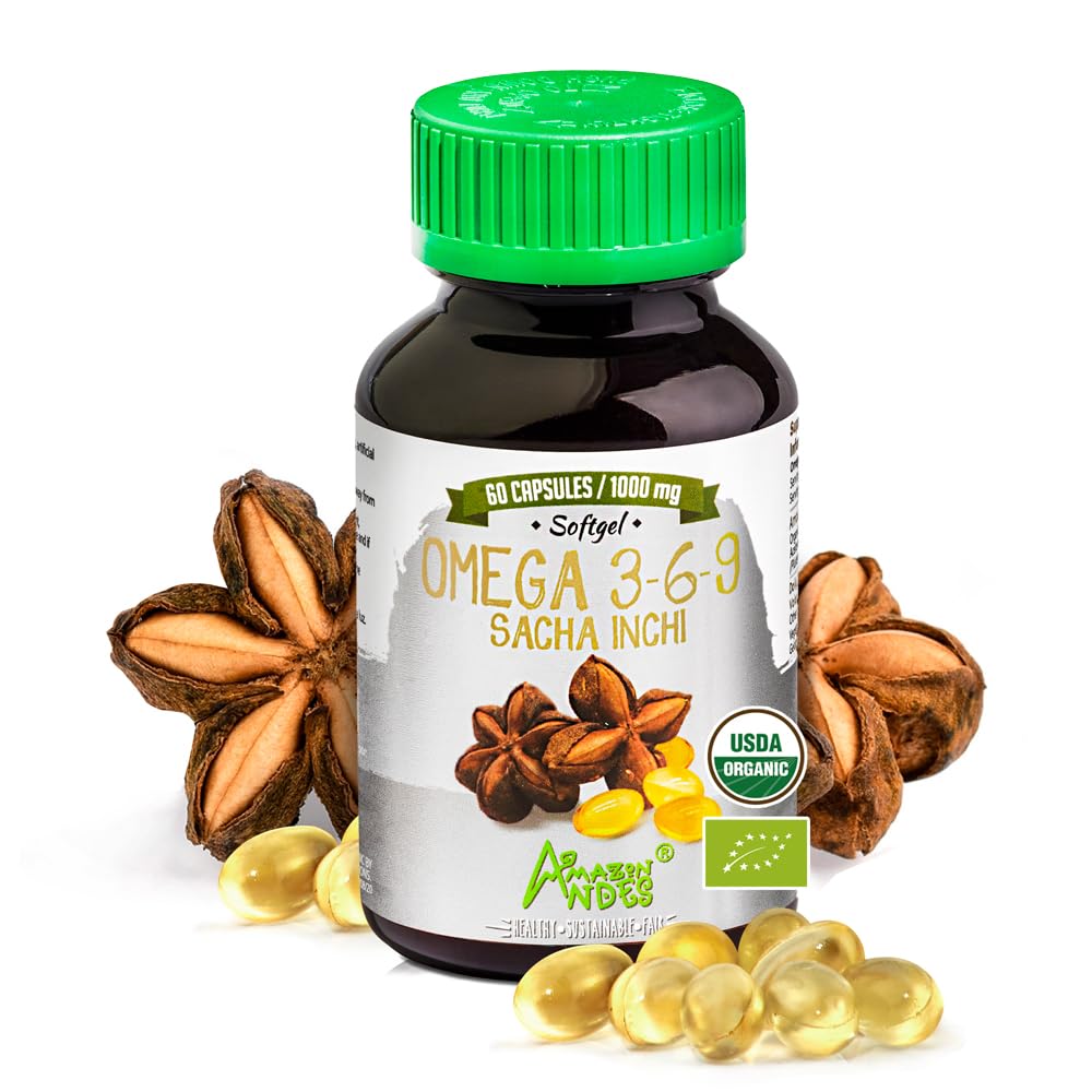 Foto 2 pulgar | Suplemento Amazon Andes Sacha Inchi En Cápsulas 60 X 1000 Mg - Venta Internacional.