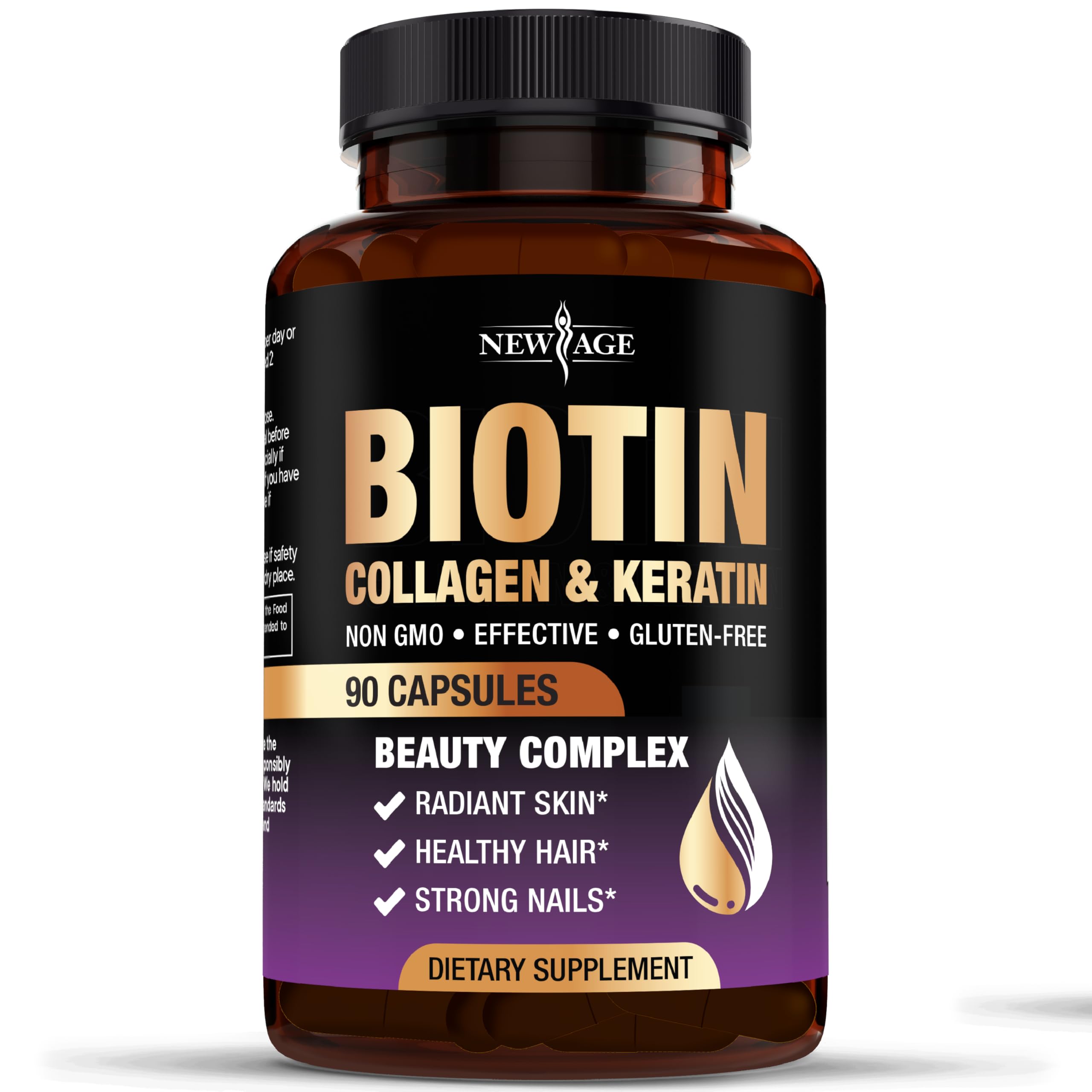 Foto 1 | Suplemento New Age: Biotina, Colágeno, Queratina, Ácido Hialurónico (5%) - Venta Internacional.