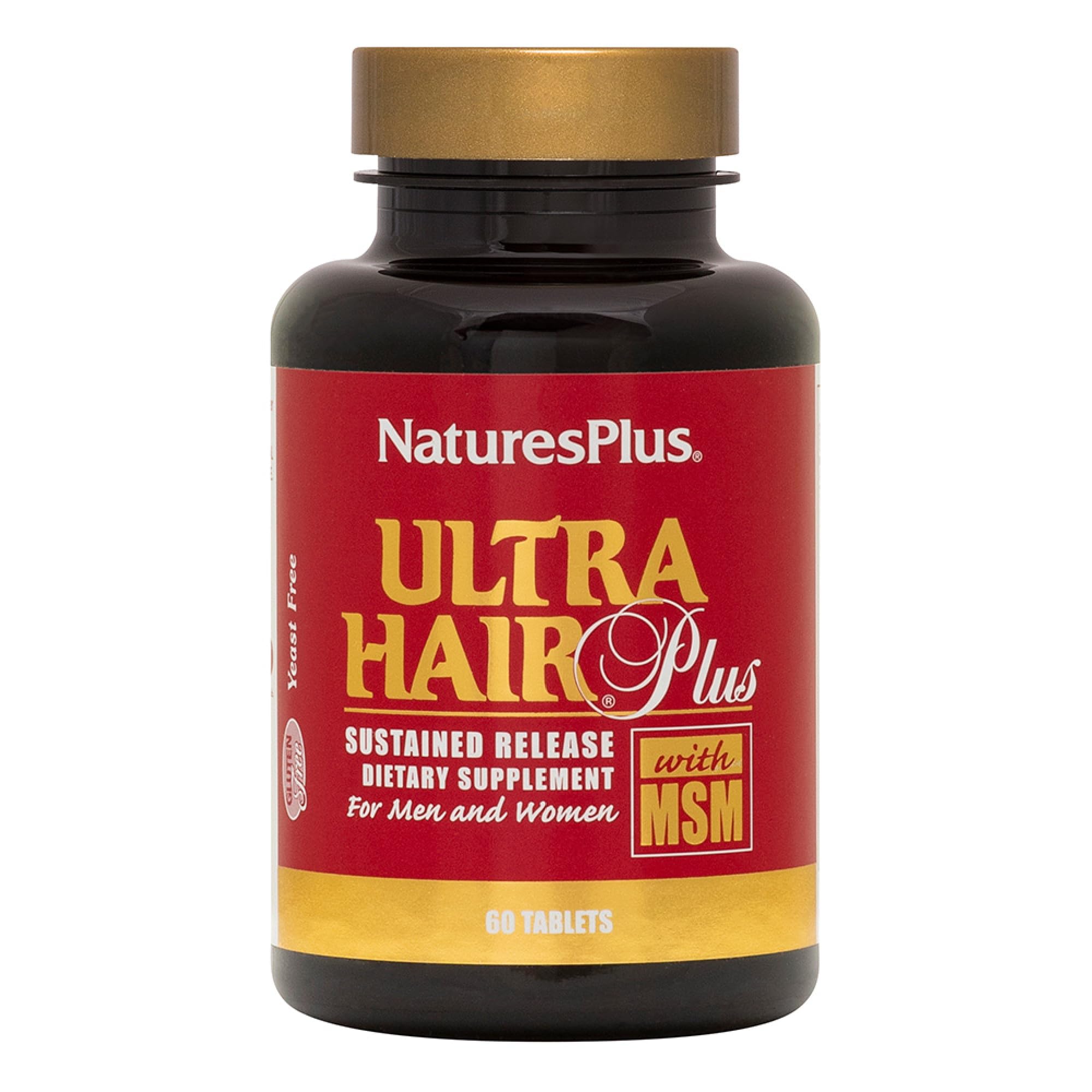 Foto 2 pulgar | Suplemento Natures Plus Ultra Hair 60 Tabletas Para El Crecimiento Del Cabello - Venta Internacional.
