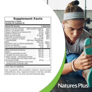 Foto 4 | Suplemento Natures Plus Ultra Hair 60 Tabletas Para El Crecimiento Del Cabello - Venta Internacional.