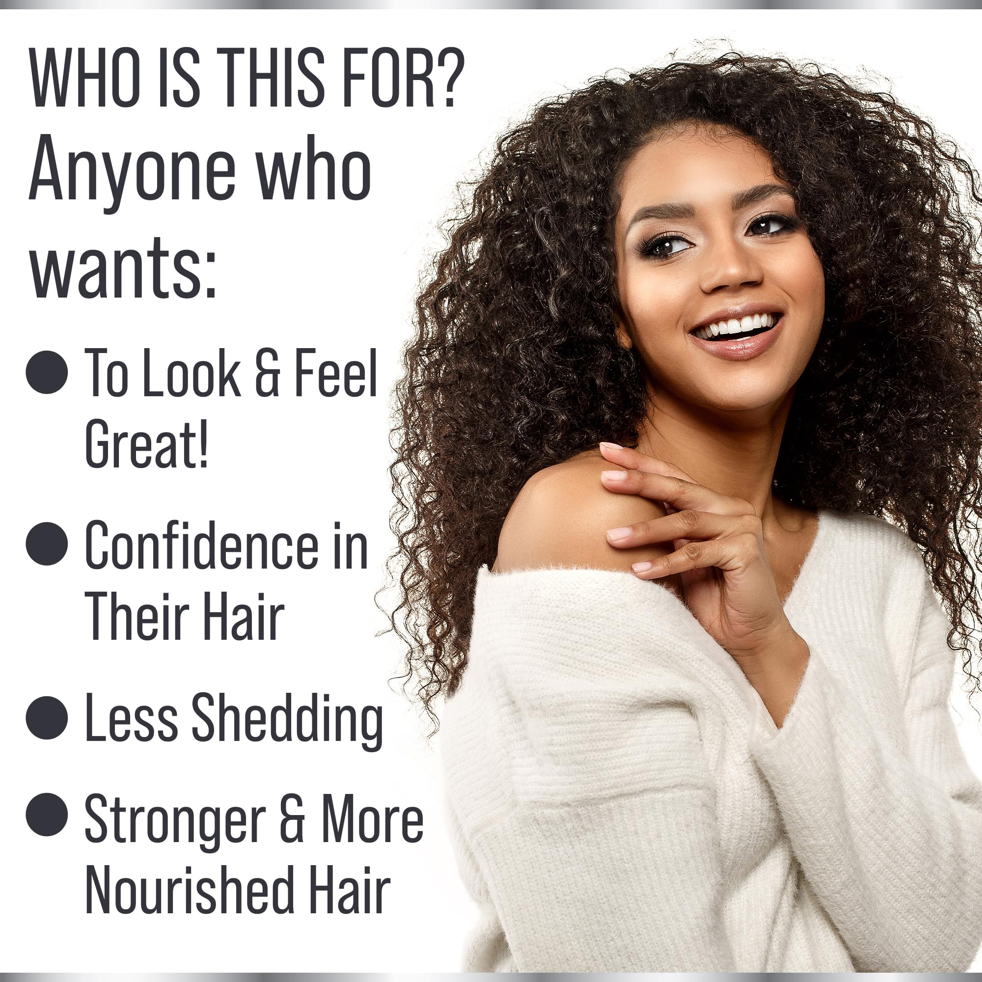 Foto 3 | Suplementos Para Maximizar El Grosor Del Cabello Con Biotina De 10000 Mcg + Colla - Venta Internacional.