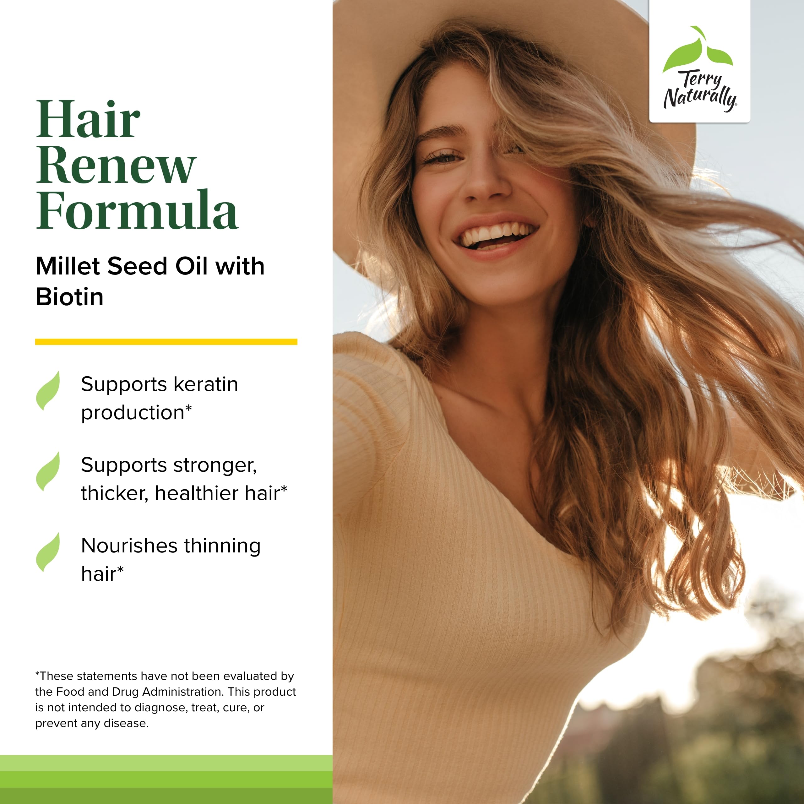 Foto 4 pulgar | Suplemento Terry Naturally Hair Renew Hair Growth 60 Cápsulas Blandas - Venta Internacional.