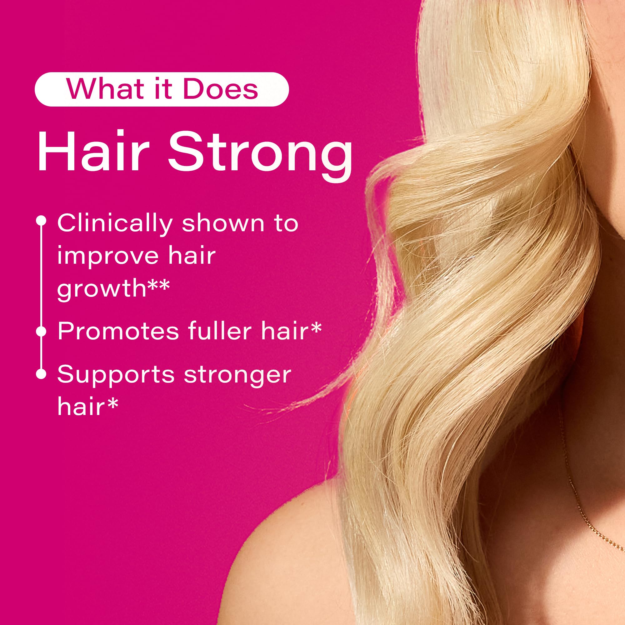Foto 4 | Cápsulas Para El Crecimiento Del Cabello Hum Hair Strong Con Suministro De Biotina Para 30 Días - Venta Internacional.