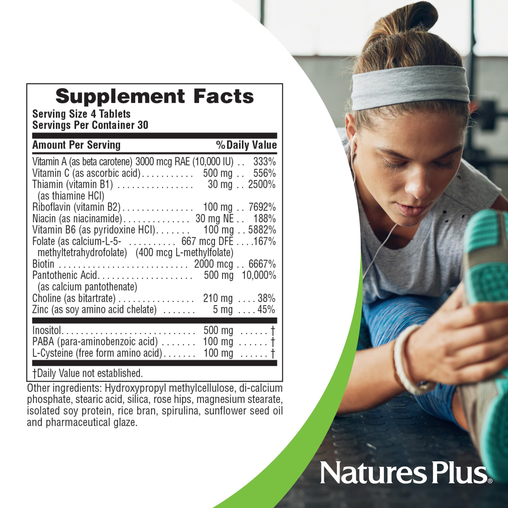Foto 5 pulgar | Suplemento Natures Plus Ultra Hair, 120 Comprimidos, Paquete De 2 - Venta Internacional.