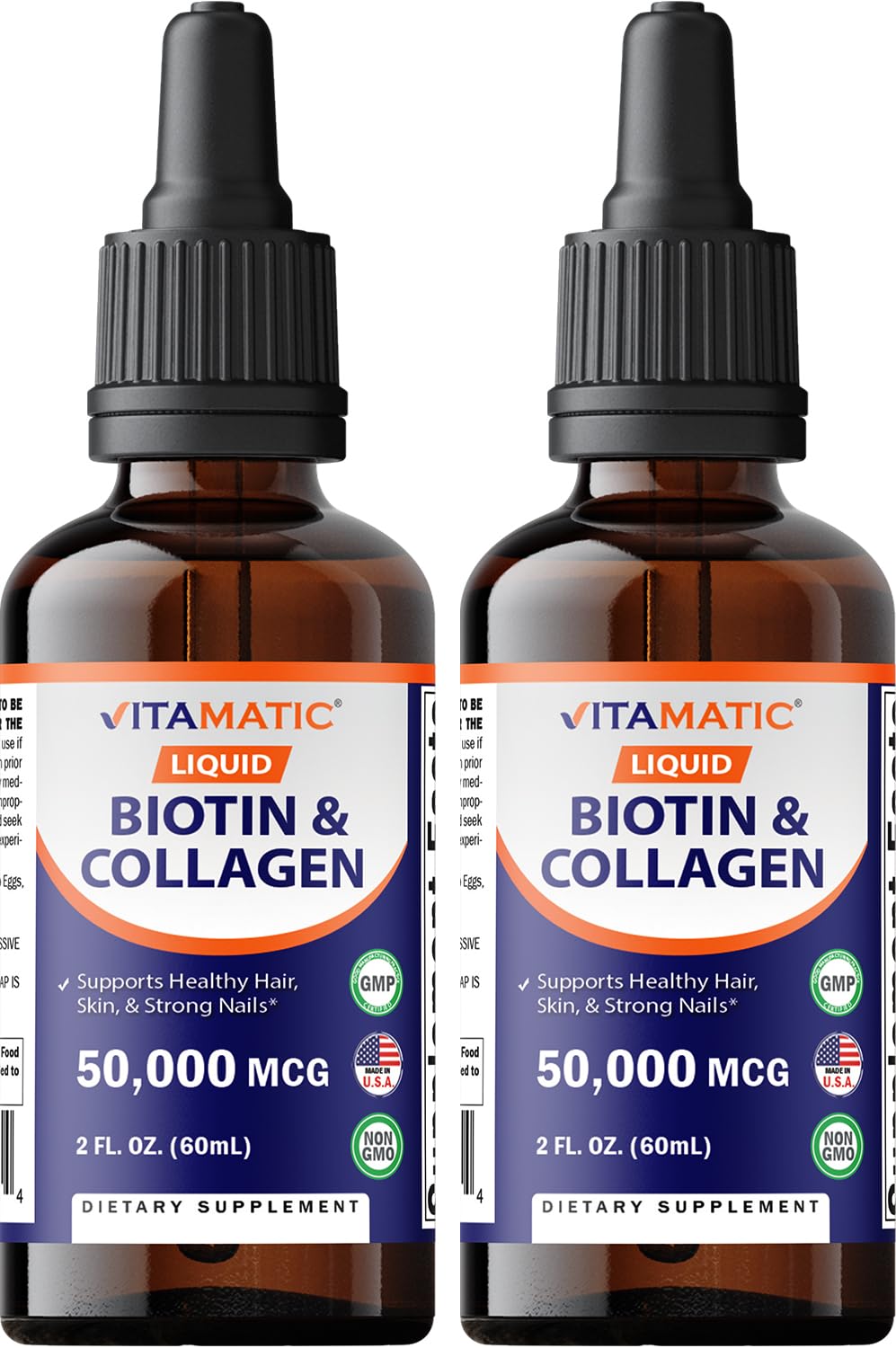 Foto 2 pulgar | Suplemento Vitamático Líquido Con Biotina Y Colágeno Para El Crecimiento Del Cabello - Venta Internacional.