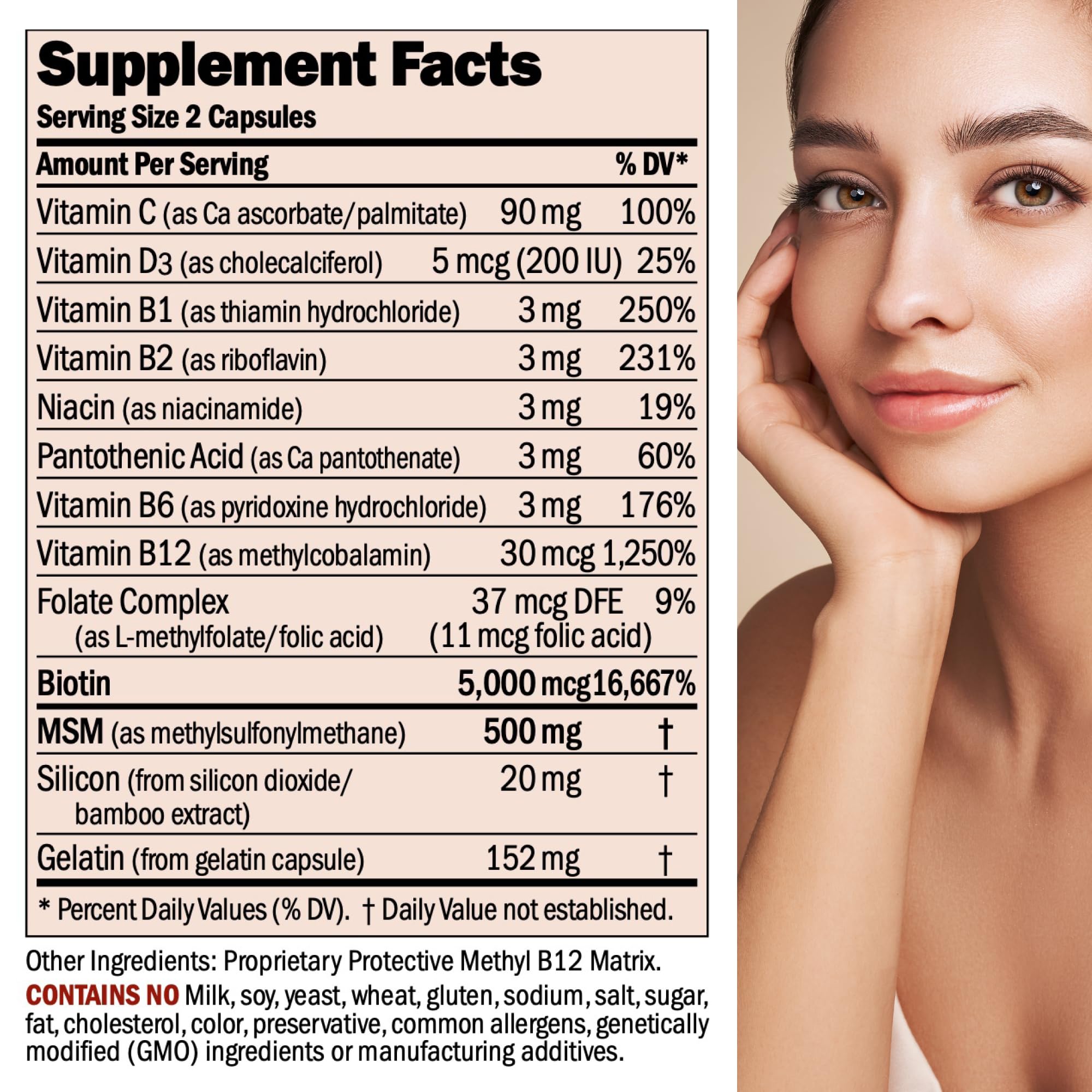 Foto 3 pulgar | Suplemento Andrew Lessman Healthy Hair, Skin & Uñas 240 Cápsulas - Venta Internacional.