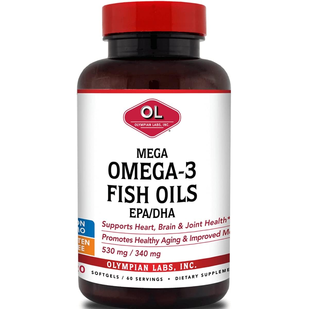 Foto 2 pulgar | Suplemento De Aceites De Pescado Mega Omega 3 De Olympian Labs, 60 Porciones - Venta Internacional.