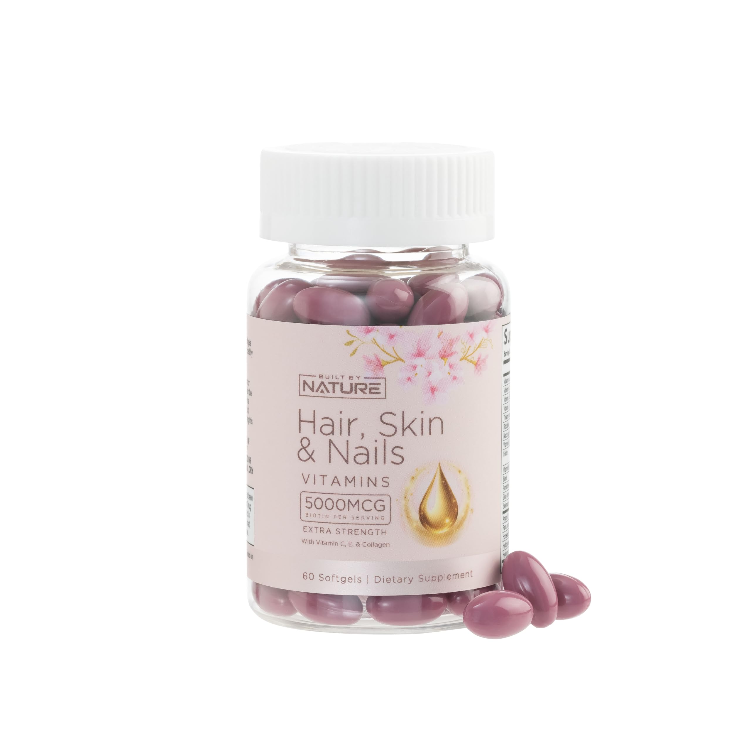 Foto 2 pulgar | Suplemento Fabricado Por La Naturaleza, Vitaminas Para Cabello, Piel Y Uñas, 60 G - Venta Internacional.
